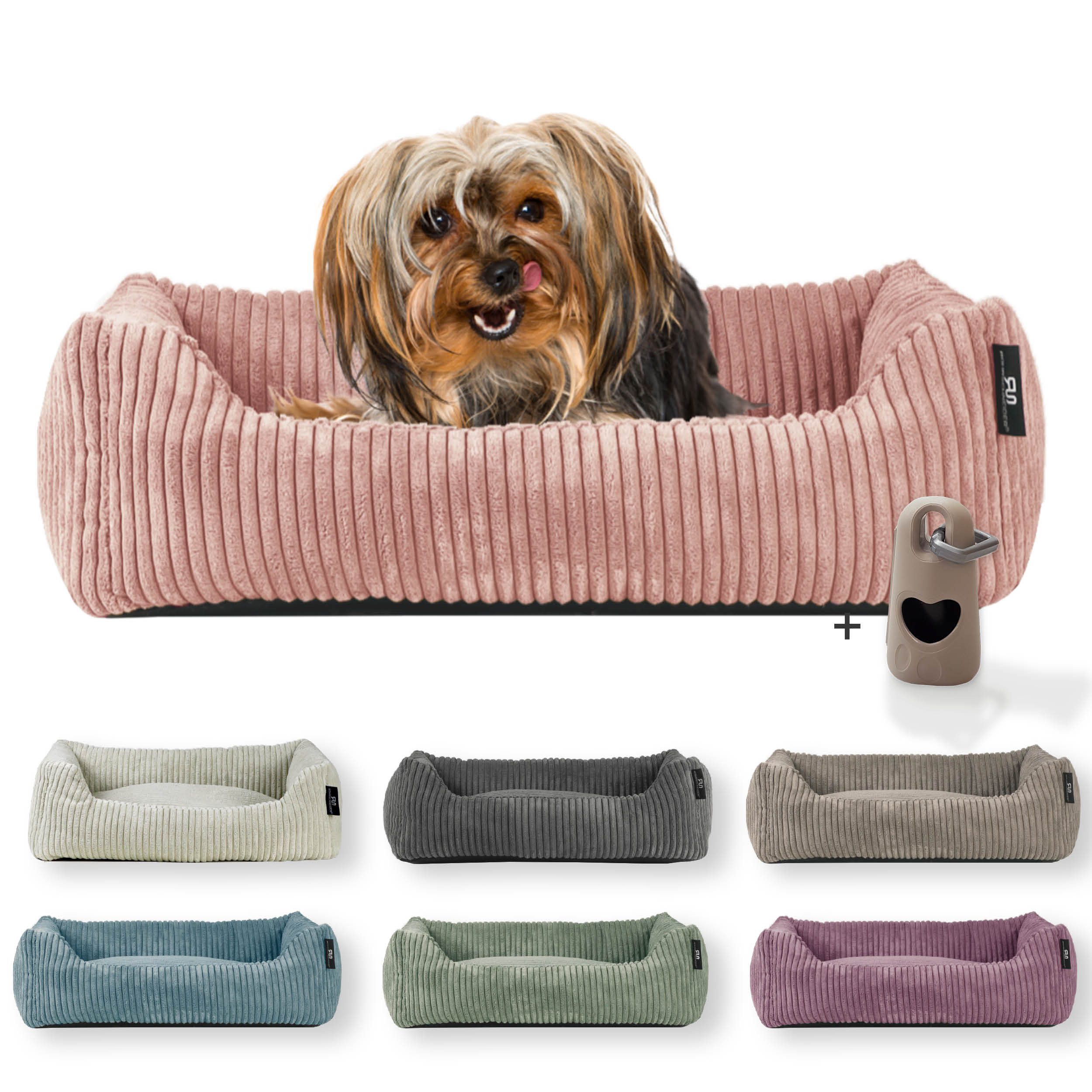 Rohrschneider Tierbett Hundebett Hundekorb Cordstoff, inkl. günstig online kaufen