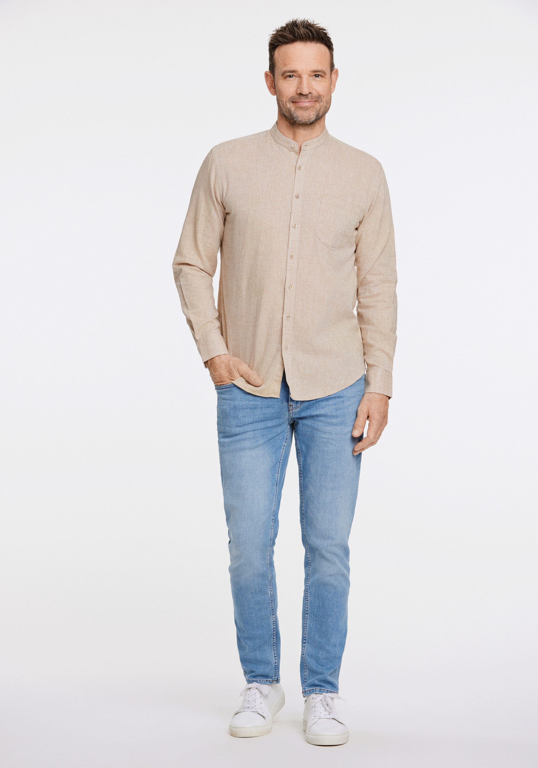 JACK’S Leinenhemd Leinenhemd (Langarm) Regular Fit