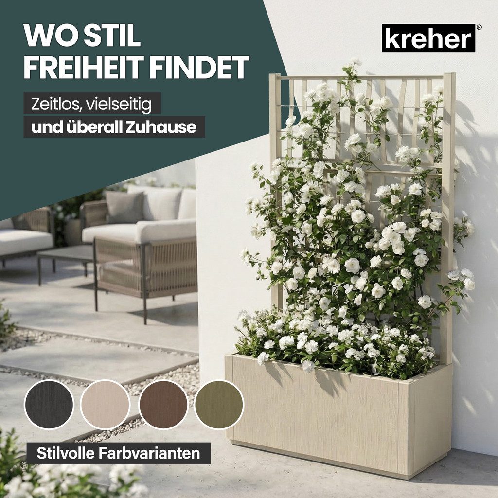 Kreher Spalier 'Ethica' in Struktur Optik (breite Version) in verschiedenen Farben