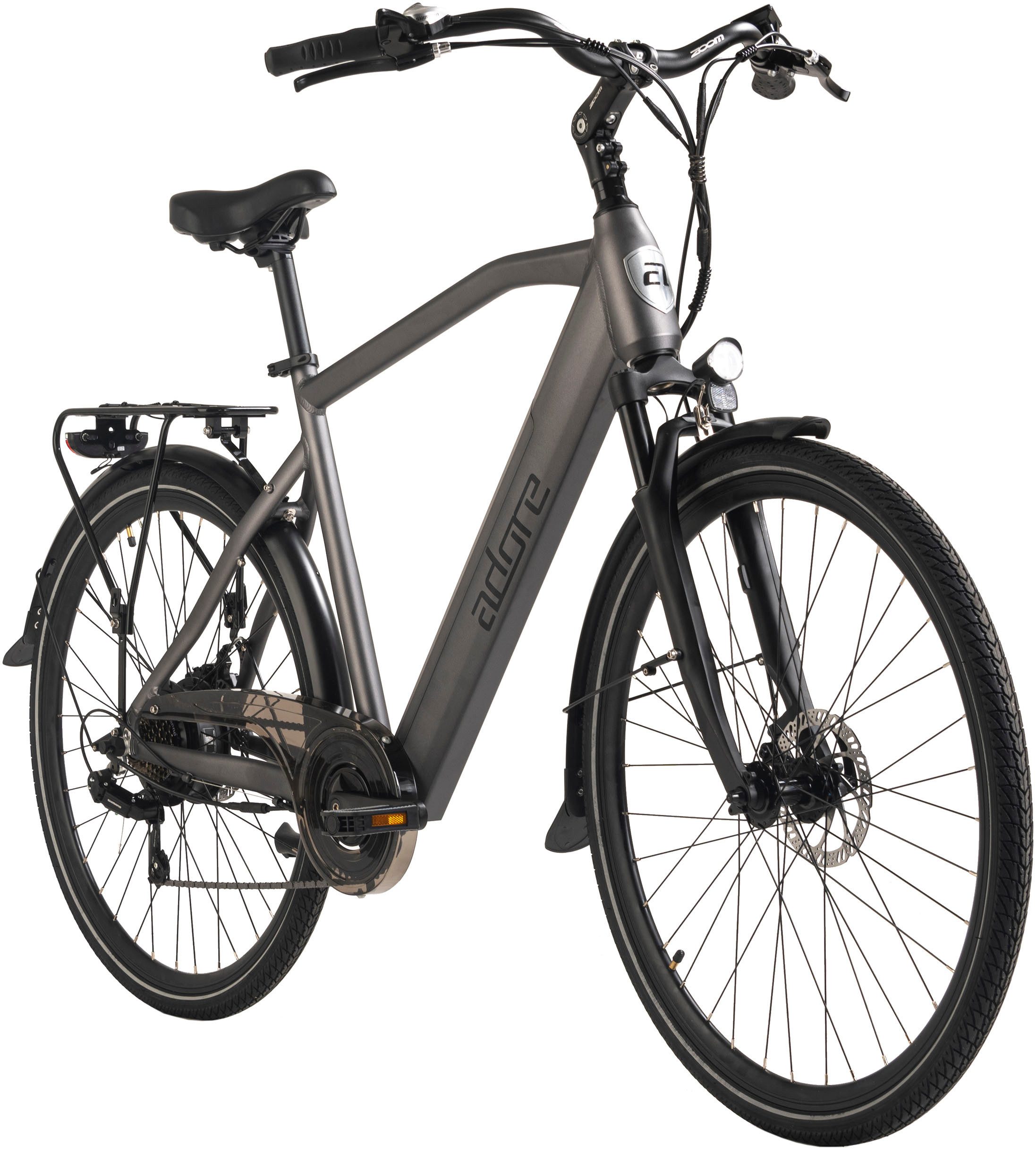 Adore E-Bike Cityrad CV-190, 7 Gang Shimano Tourney Schaltwerk, Kettenschaltung, Heckmotor, 460,8 Wh, Pedelec, Elektrofahrrad für Damen u. Herren