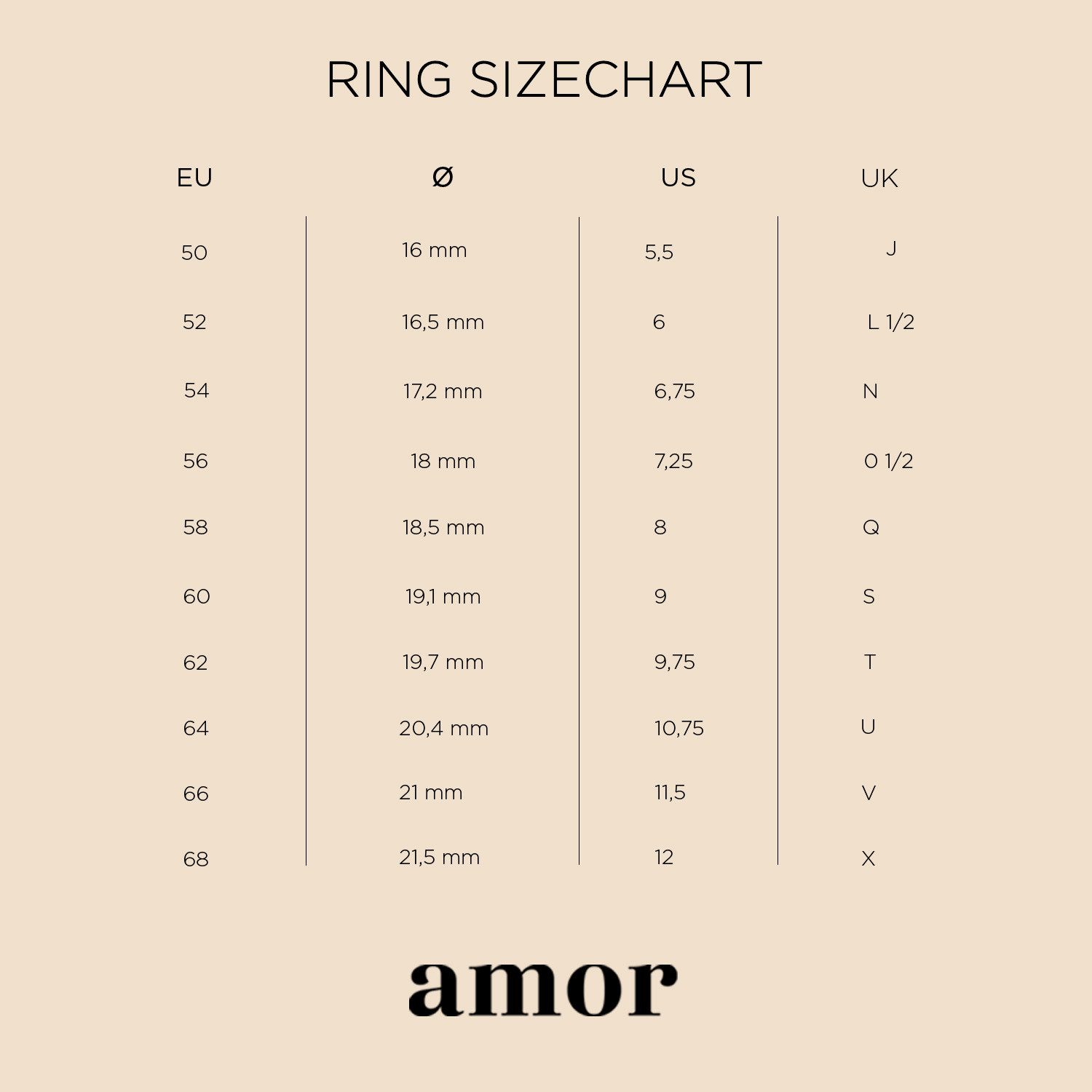 Amor Silberring Amor Ring (Ring, 1-tlg)