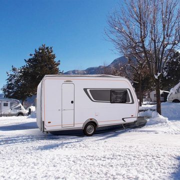 BRUNNER Wohnmobilschutzhülle Wohnwagen Schutzhülle Caravan Cover, 6M 600-650 cm Abdeckplane Abdeckung