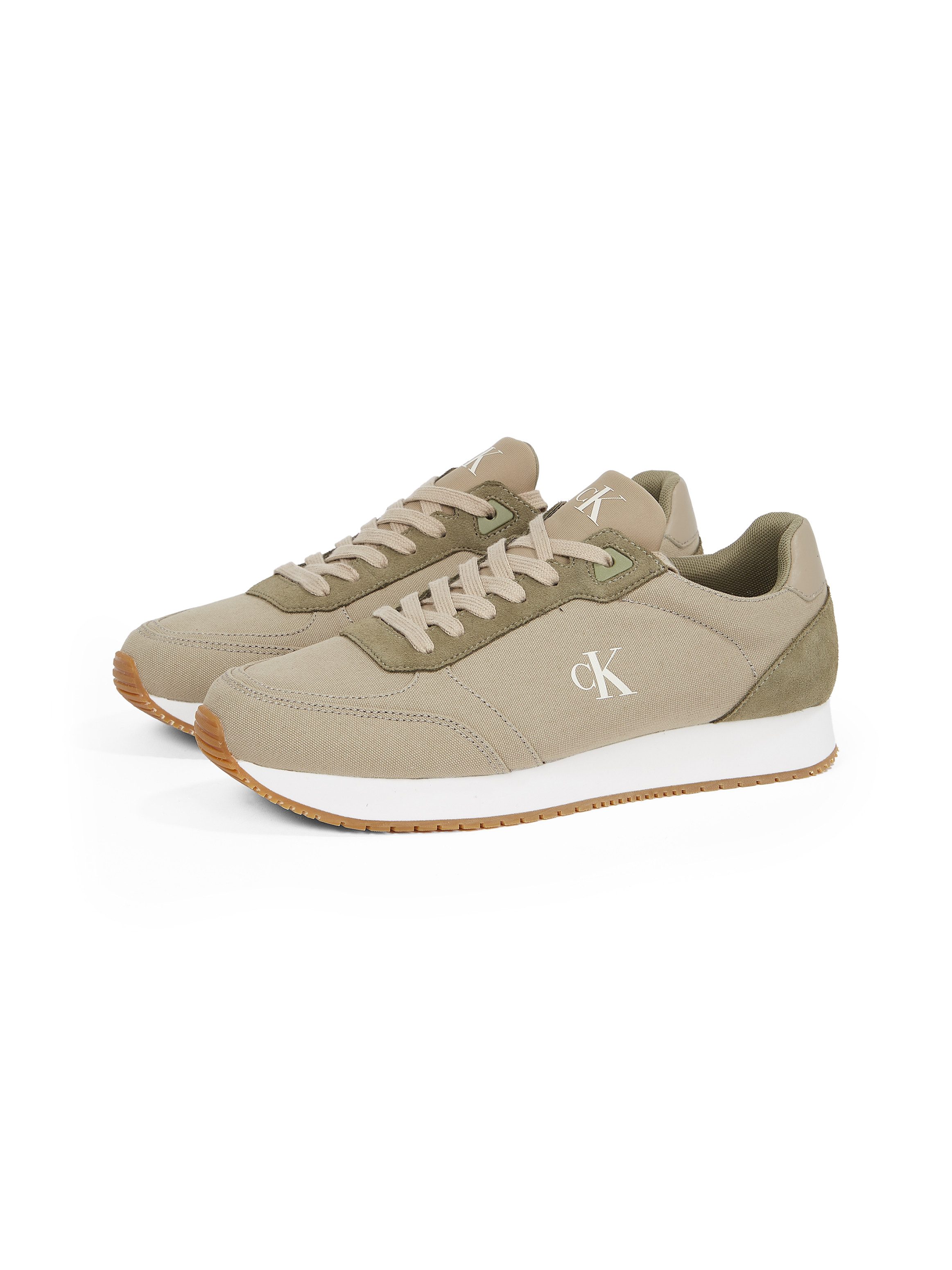 Calvin Klein Jeans RUNNER SOCK LACEUP MG CANVAS Sneaker, Freizeitschuh, Hal günstig online kaufen