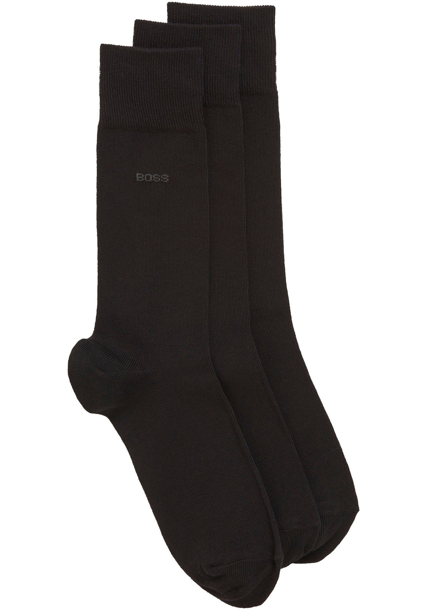BOSS Socken 3P RS Uni (3-Paar) schwarz