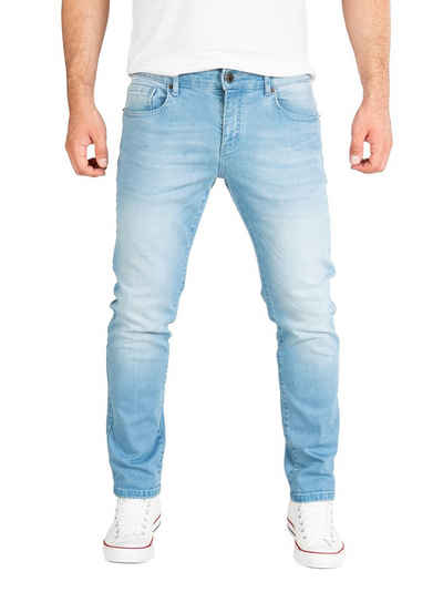 Yazubi Slim-fit-Jeans Akon Herren Jeans modernen Slim Fit Jeanshose mit Stretch