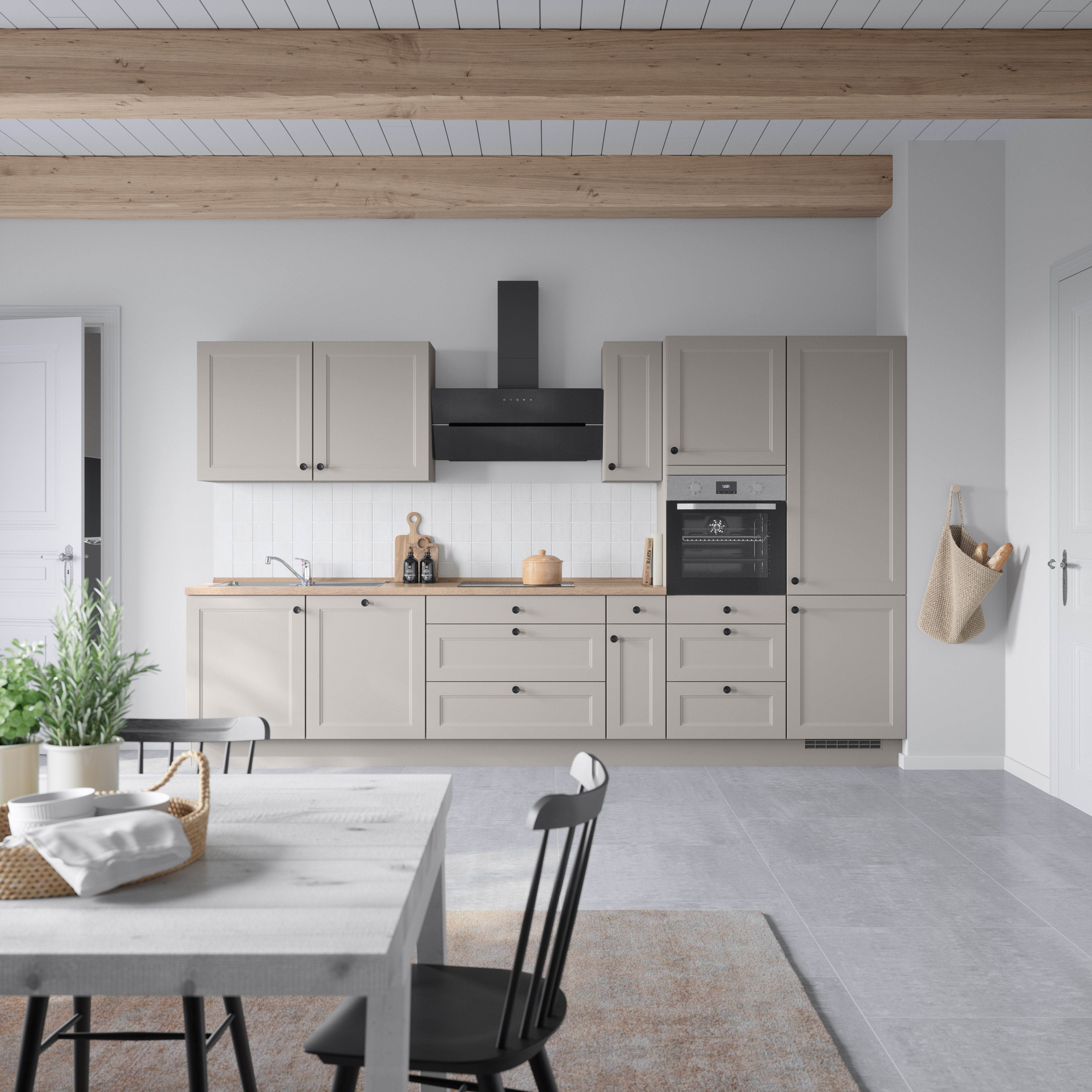 nobilia® Küchenzeile "Cascada II", NEU: individuell anpassbar mit gratis Profi-Beratung, vormontiert, Breite 360 cm, Ausrichtung wählbar, wahlw. mit E-Geräten