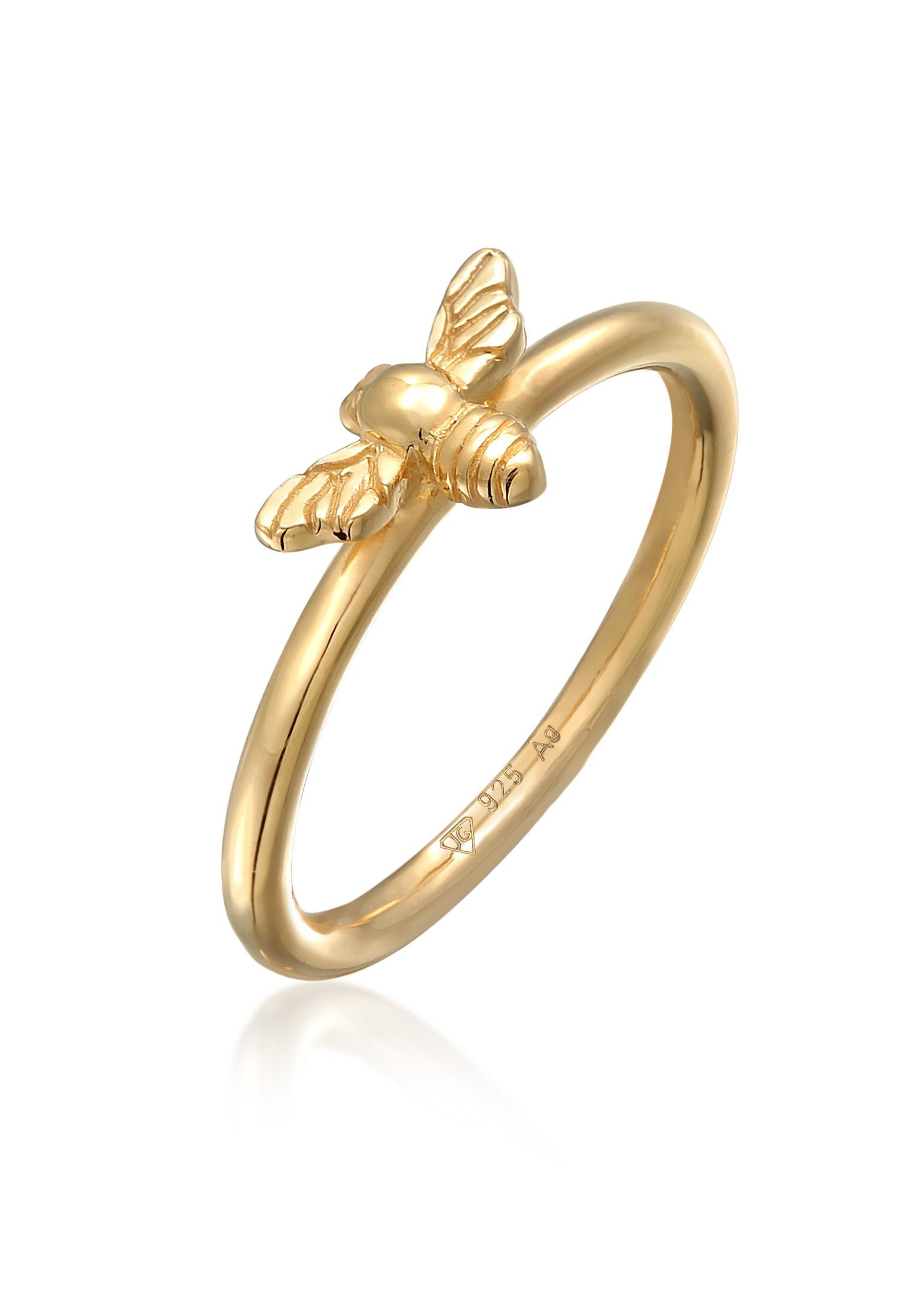 Elli Fingerring Biene Honigbiene Tier 925 Silber, Biene günstig online kaufen