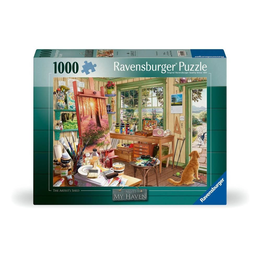 Ravensburger Puzzle Erwachsenenpuzzle 1000 Teile - Künstlerwerkstatt, 1000 Puzzleteile