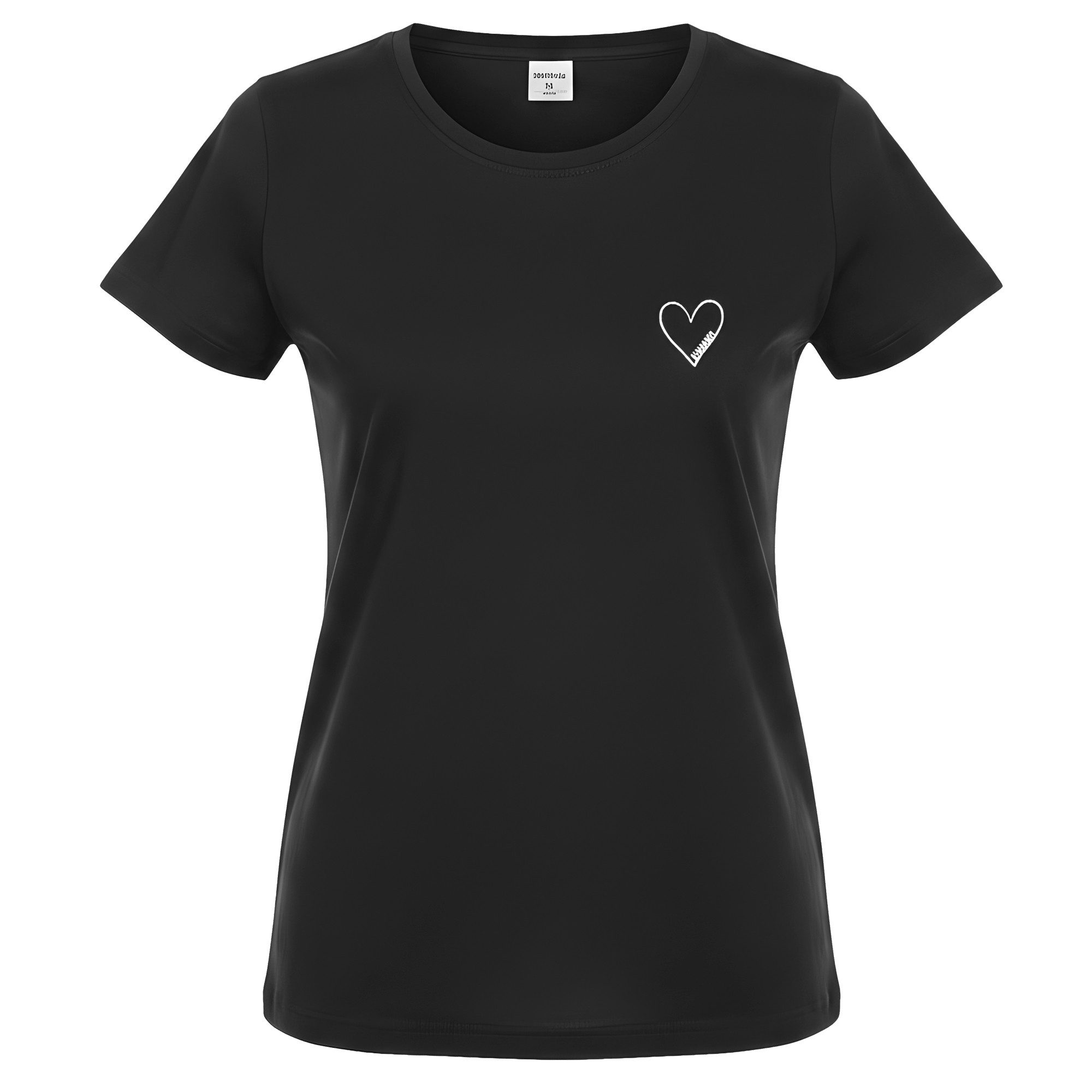 HERMKO Kurzarmshirt 701180055 T-Shirt 100% Bio-Baumwolle mit Druckmotiv hergestellt in EU