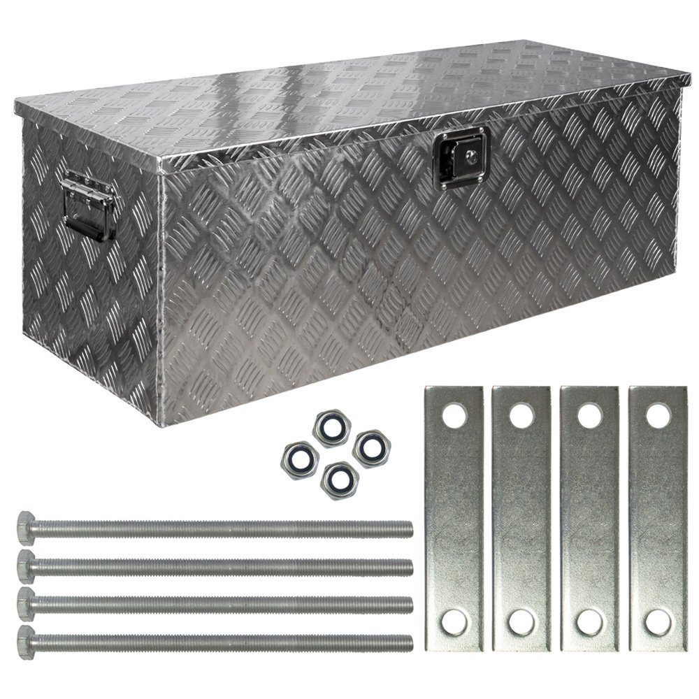 Anhänger-Deichselbox Truckbox Deichselbox Deichselkasten D160 inkl. Montagesatz Aluminium