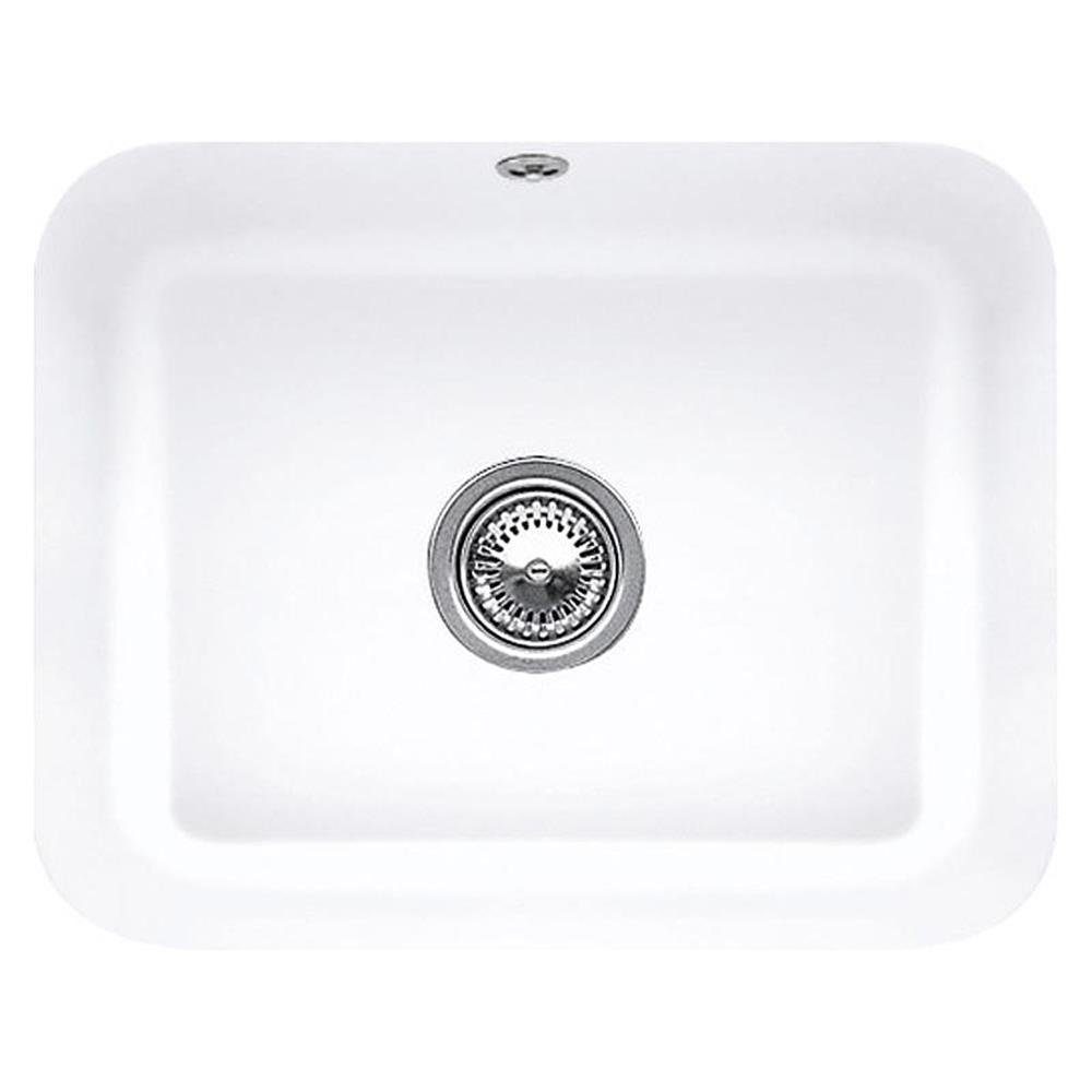 Villeroy & Boch Küchenspüle Villeroy & Boch Unterbauspüle Cisterna 60C, 55/44 cm Classicline RW Stone White