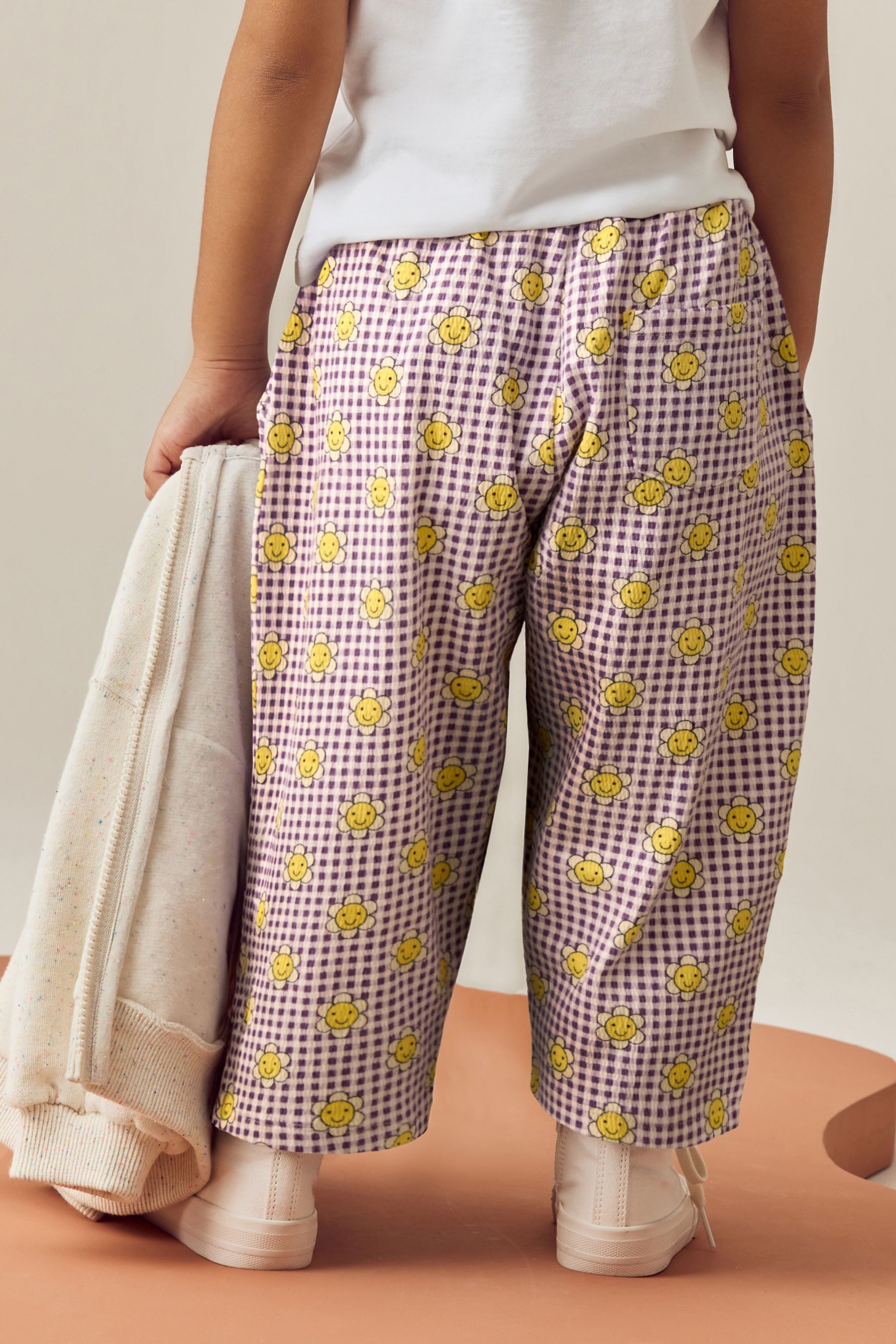 Next Schlupfhose Strukturierte Hose mit weitem günstig online kaufen