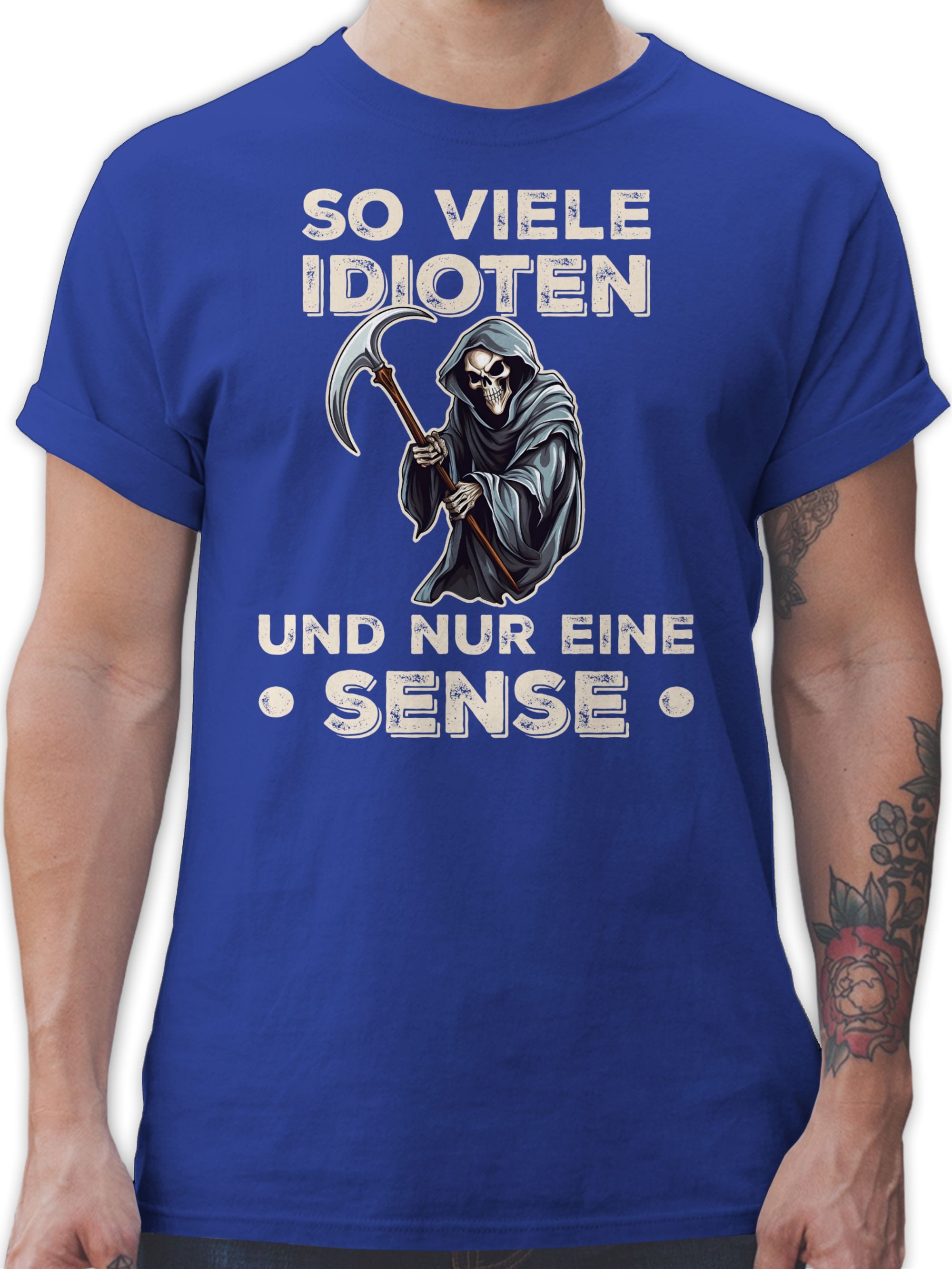 OM3 Herren T-Shirt „Niveau Ist Keine Creme“ – Sarkastischer Spruch, S Bis 5XL – 100% Baumwolle, Digitaldruck