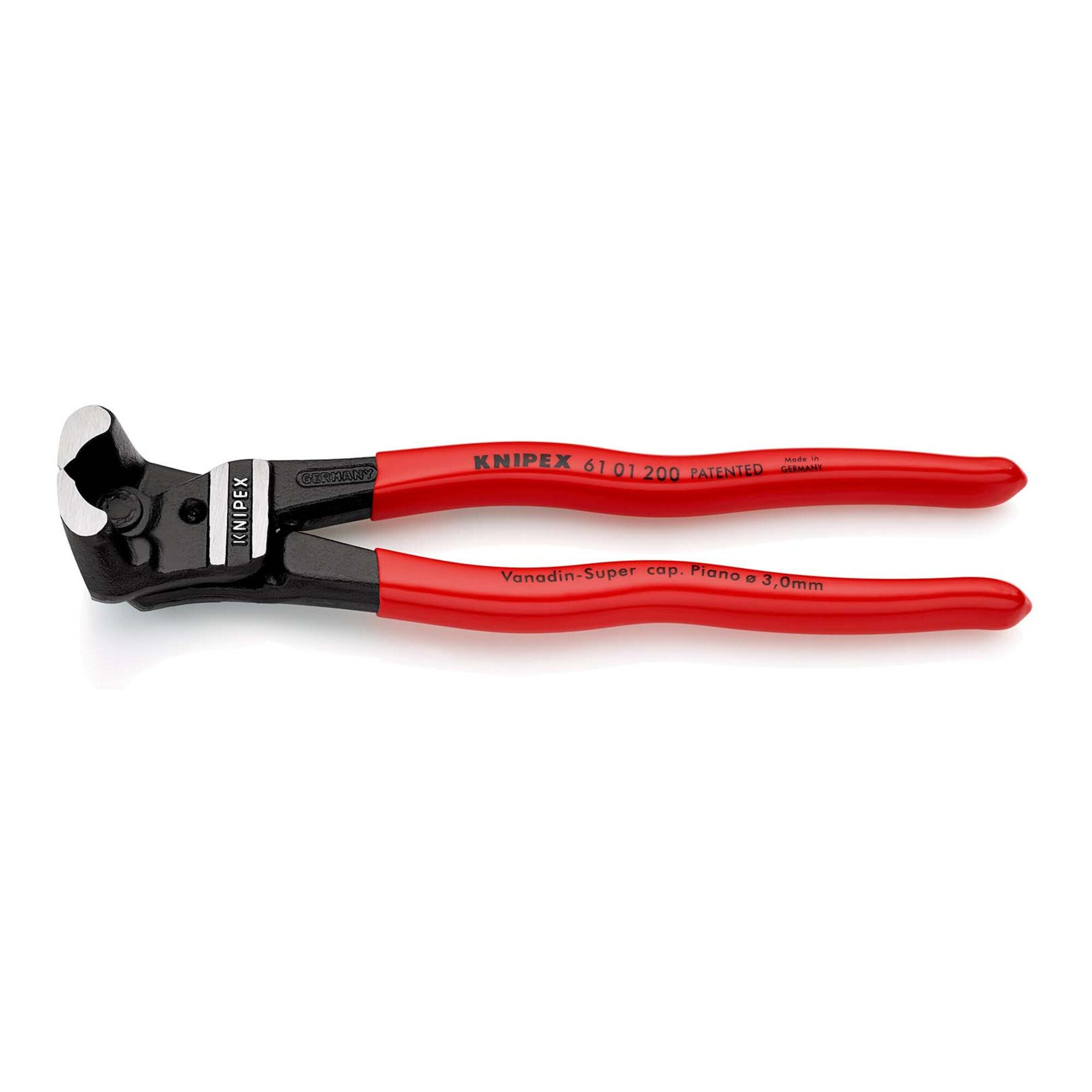 Knipex Cuttermesser KNIPEX 61 01 200 Bolzen-Vornschneider hochübersetzt mit Kunststoff übe