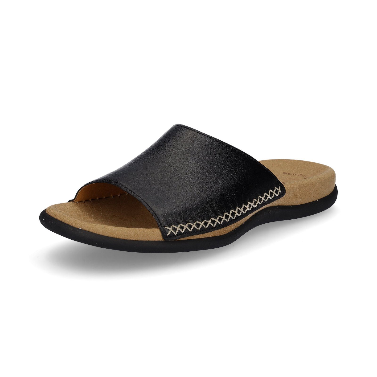 Gabor Gabor Damen Leder Pantolette schwarz Pantolette