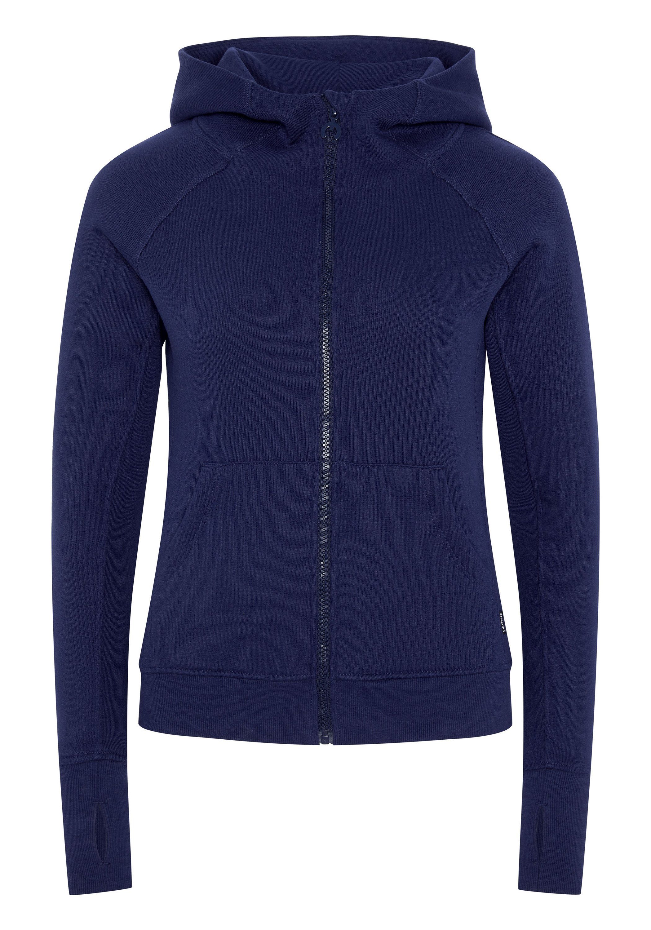 Chiemsee Sweatjacke Kapuzenjacke mit Jumper-Print 1 19-3933 Medieval Blue