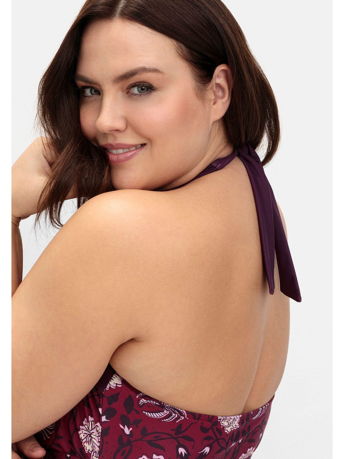 sheego by Joe Browns Tankini-Top Große Größen, als Neckholder, in leichter A-Linie