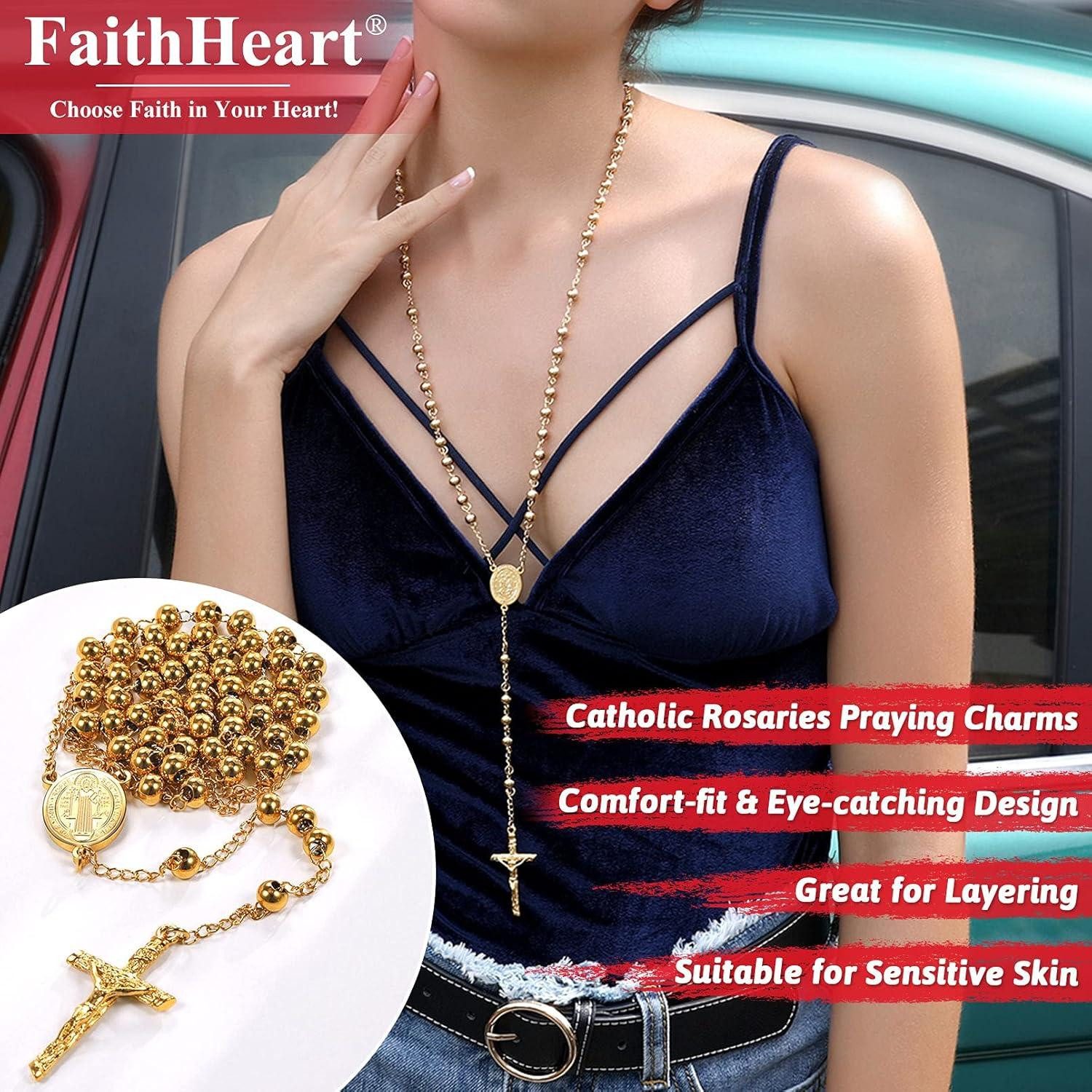 LuxusKollektion Kette und Anhänger Set Rosenkranz günstig online kaufen
