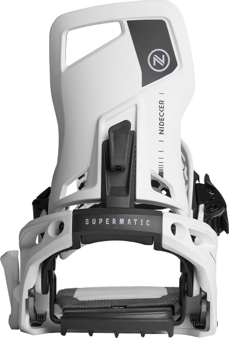 Nidecker Snowboardbindung NIDECKER SUPERMATIC Bindung white