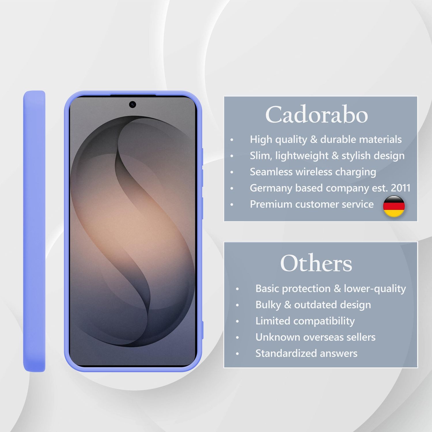 Cadorabo Handyhülle für Samsung Galaxy S26 Hülle Samsung Galaxy S26, Hülle TPU Silikon Schutzhülle Flexible Handyhülle Cover Case