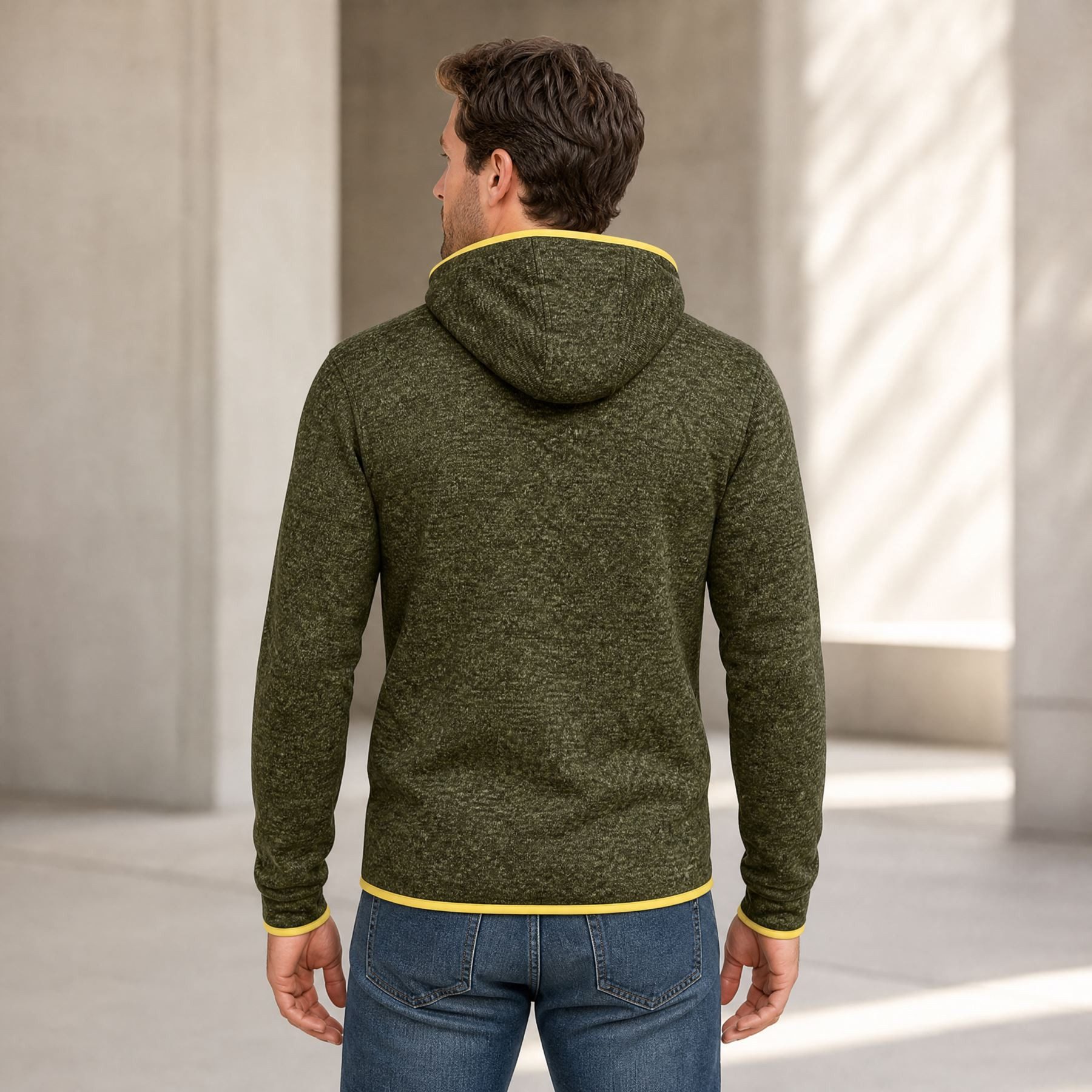 Nebulus Hoodie STITCH, P5053 - Herren, grün, L