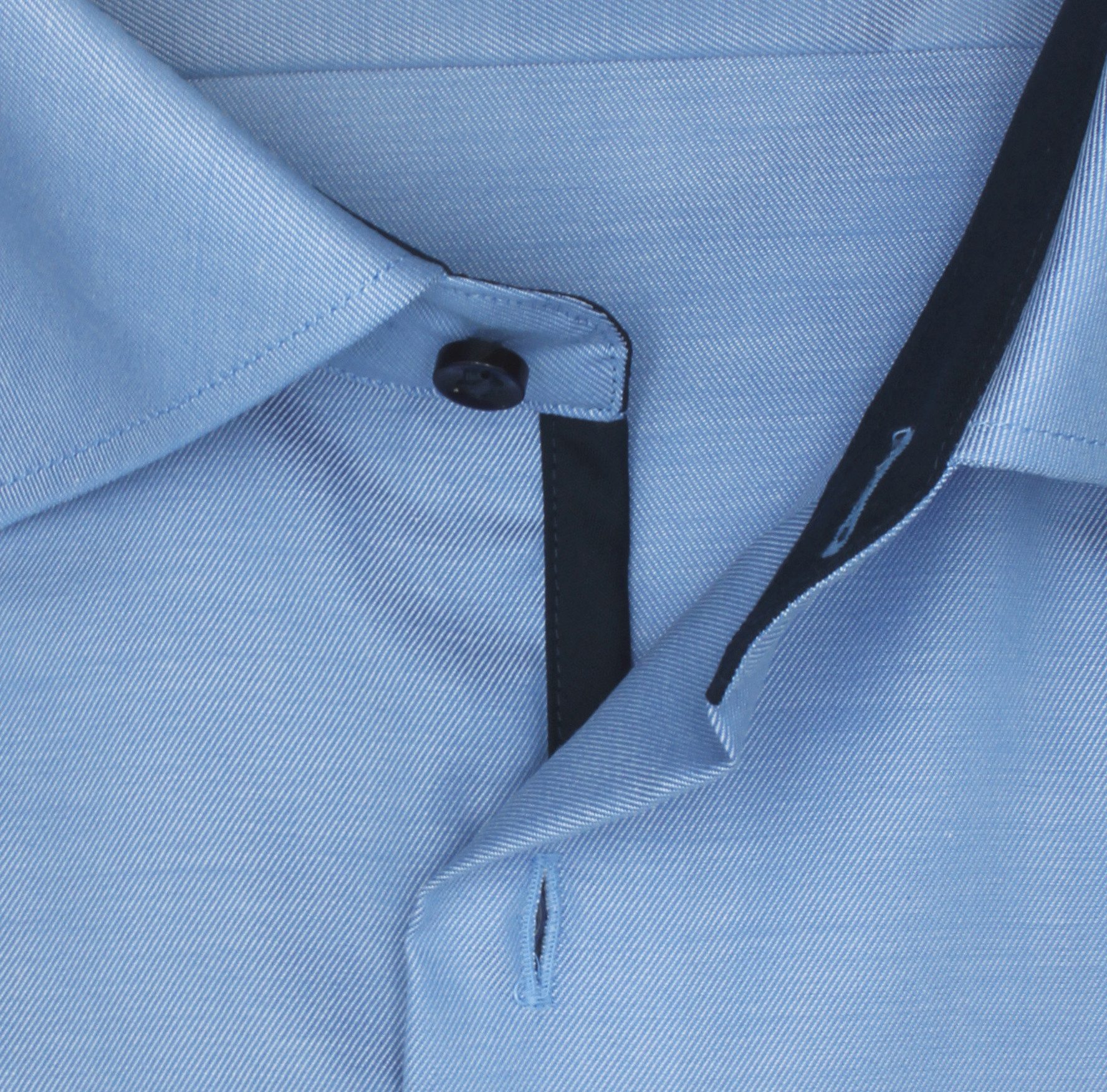 Eterna Langarmhemd Modern Fit I Blau I Bügelfrei I Langarm I Dynamic Cotton™, Twill