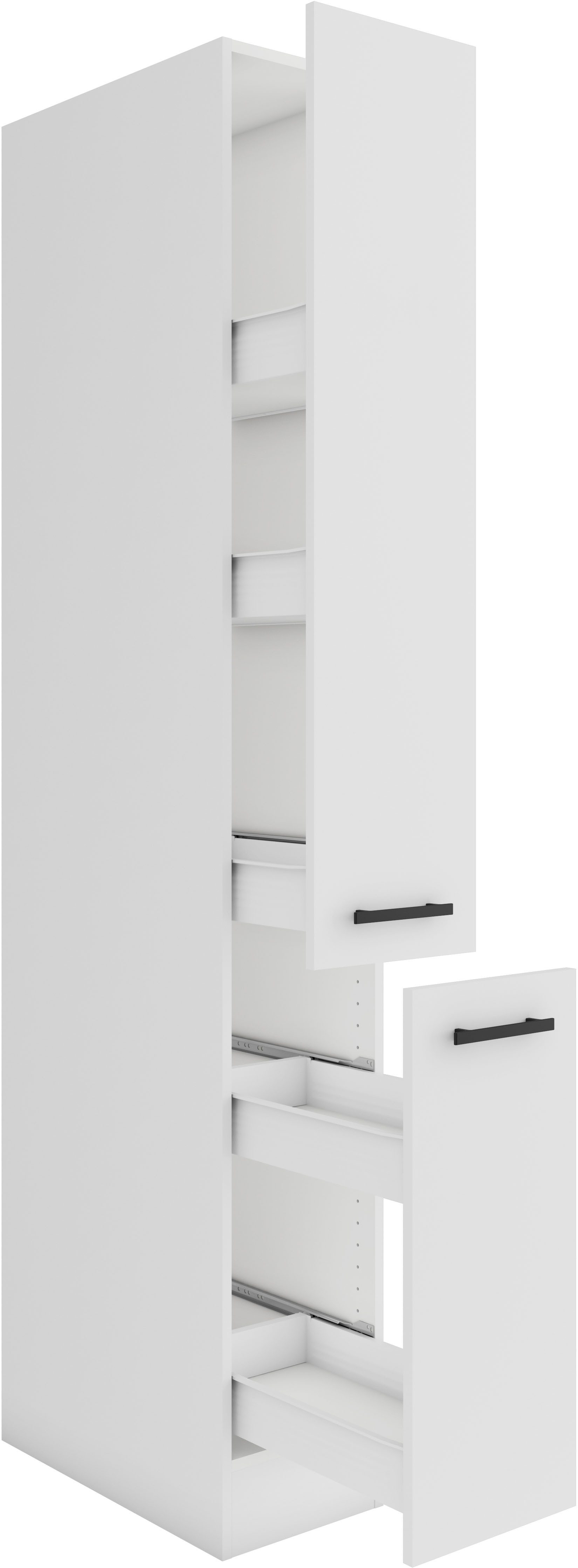 OPTIFIT Apothekerschrank Palma Breite 30 cm, Höhe 206,8 cm, 2 Auszüge, 5 Ablagen
