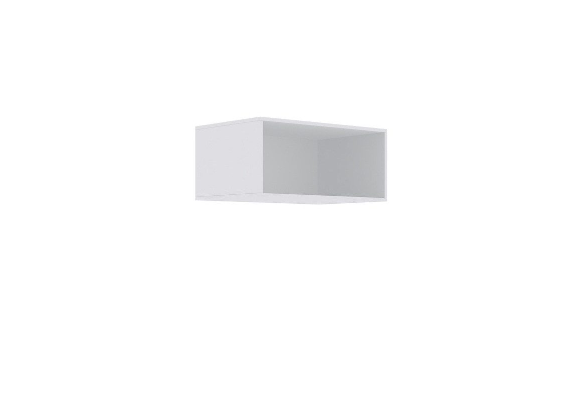 Marmex Möbel Schrankaufsatz TRES 03N/B Schrankerweiterung weiß 80 x 40 x 51, (1-St)