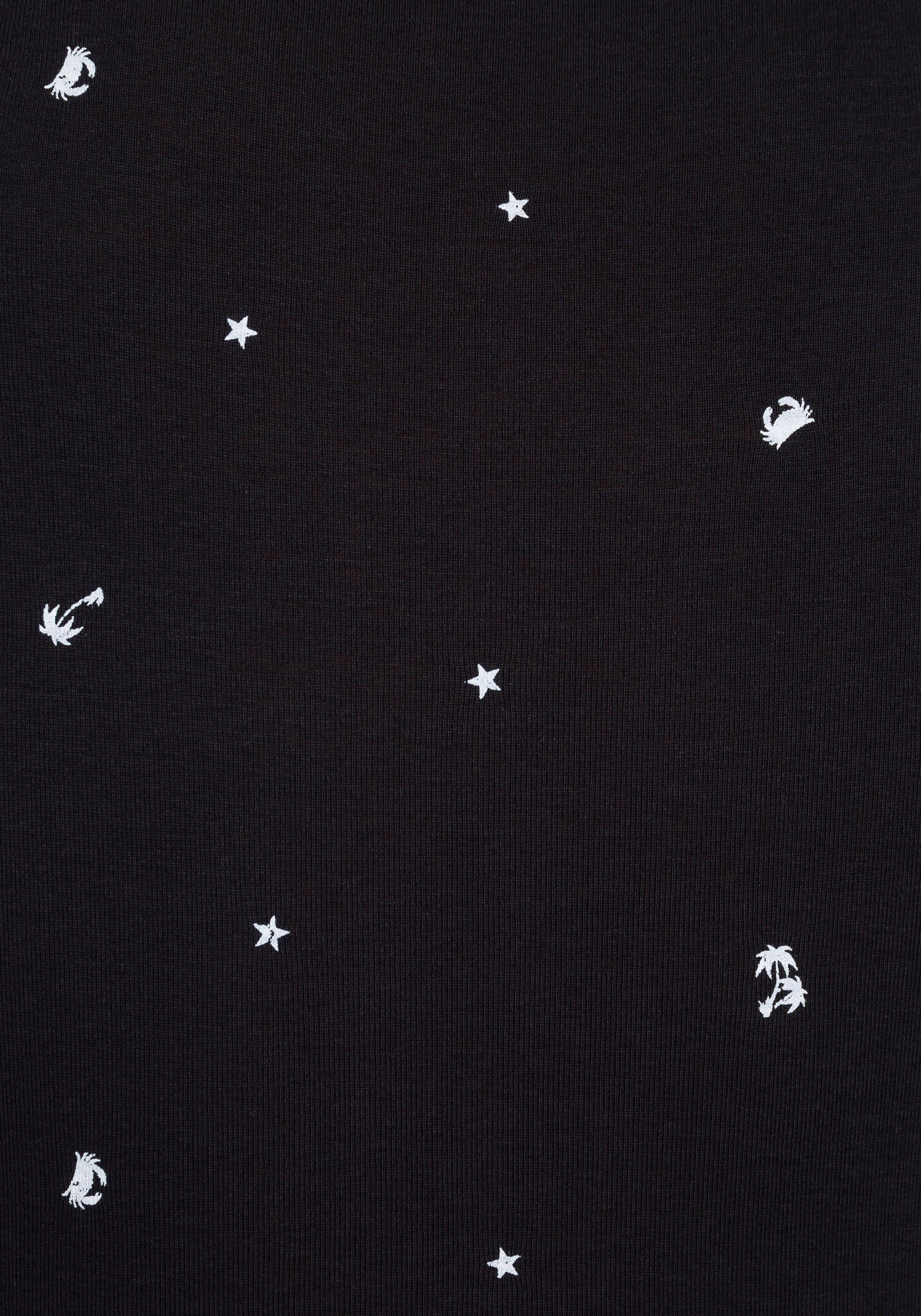 KangaROOS T-Shirt Kurzarm, figurbetonte Passform, aus 100% Baumwolle