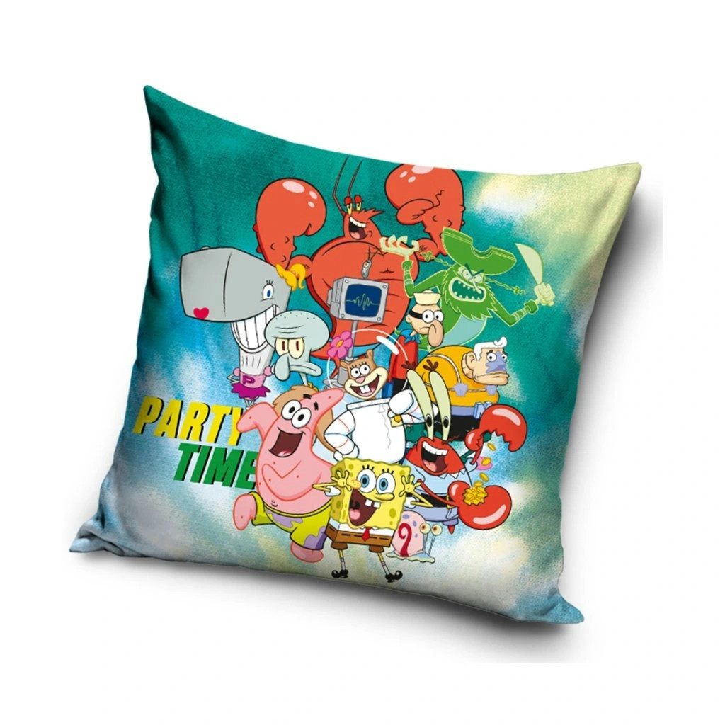 Tinisu Dekokissen Spongebob Schwammkopf Kissenbezug: Kissen 40cm x 40cm