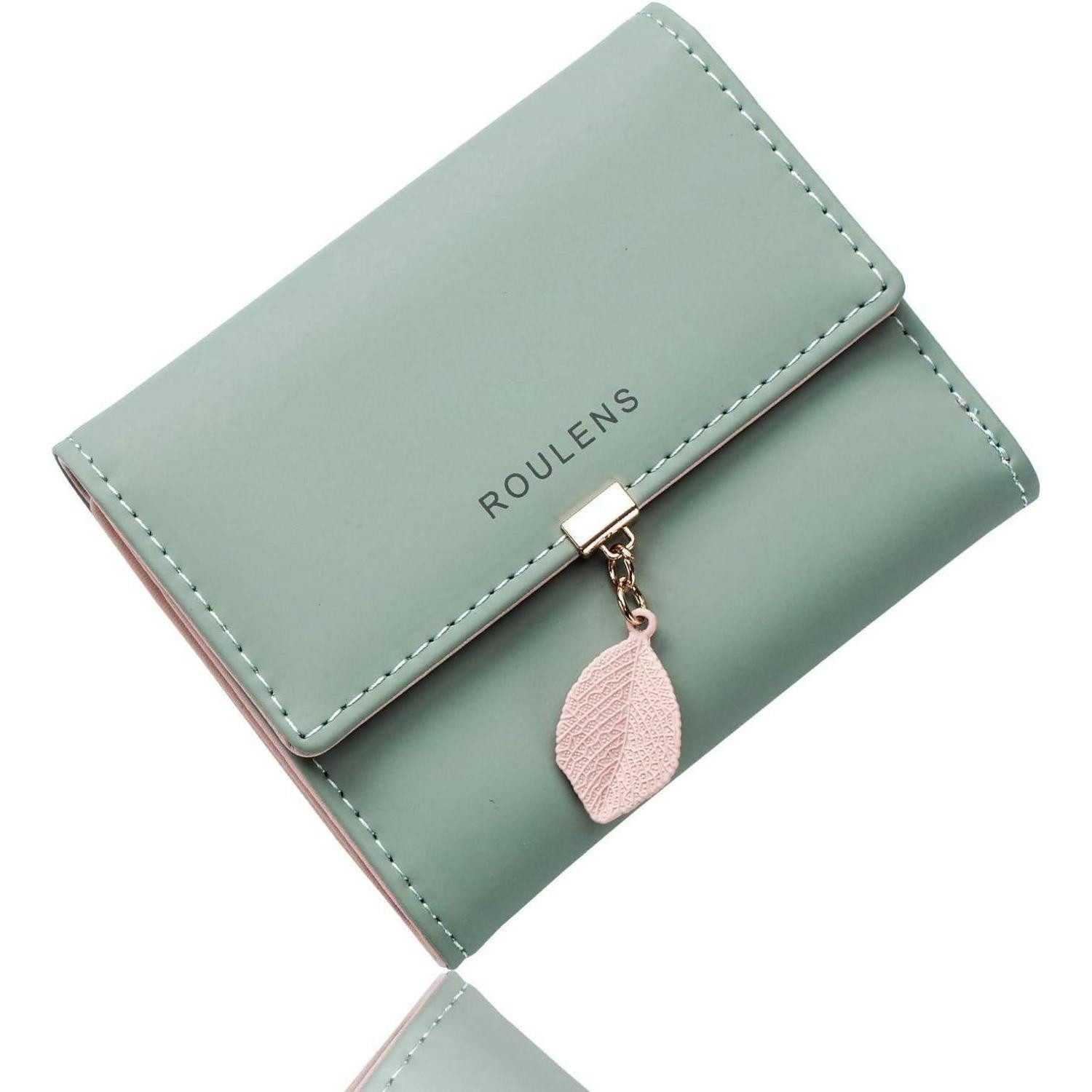 Gürteltasche Damen RFID Geldbörse Klein PU Leder Brieftasche Mehrfachfach