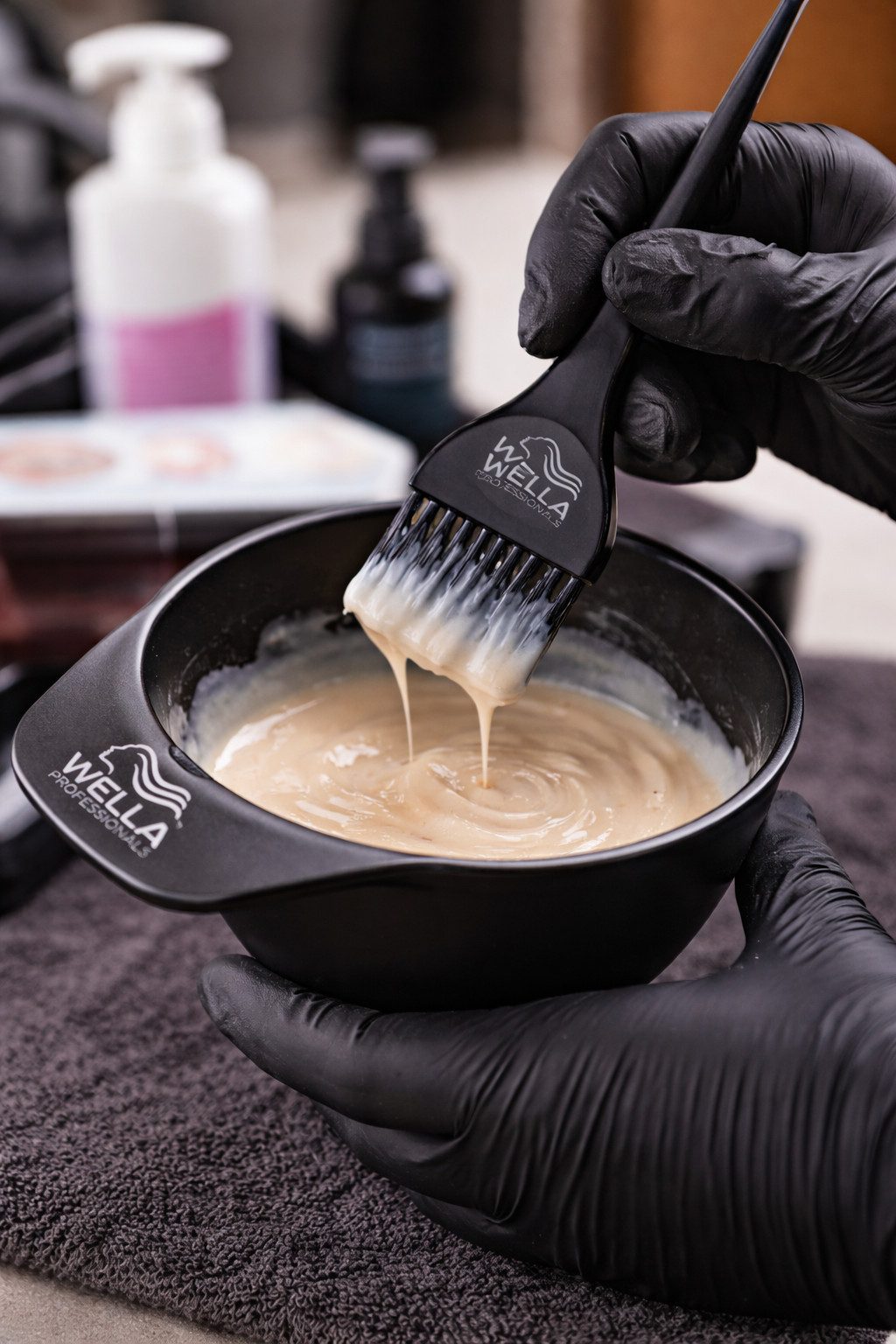 Wella Professionals Haarstyling-Set Färbeschale + Pinsel für Haarfarbe, 2-tlg.