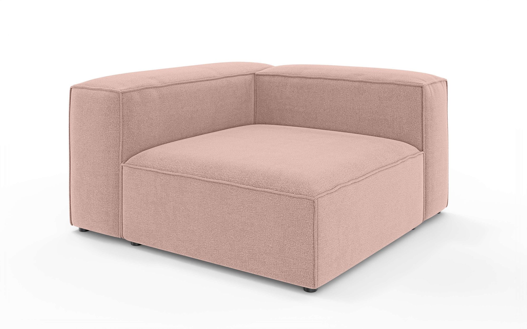 OTTO home Ottomane HAILY links/rechts bestellbar, Loungemöbel, Maße B/T/H: 130/130/72 cm, als Modul oder separat verwendbar, für individuelle Zusammenstellung