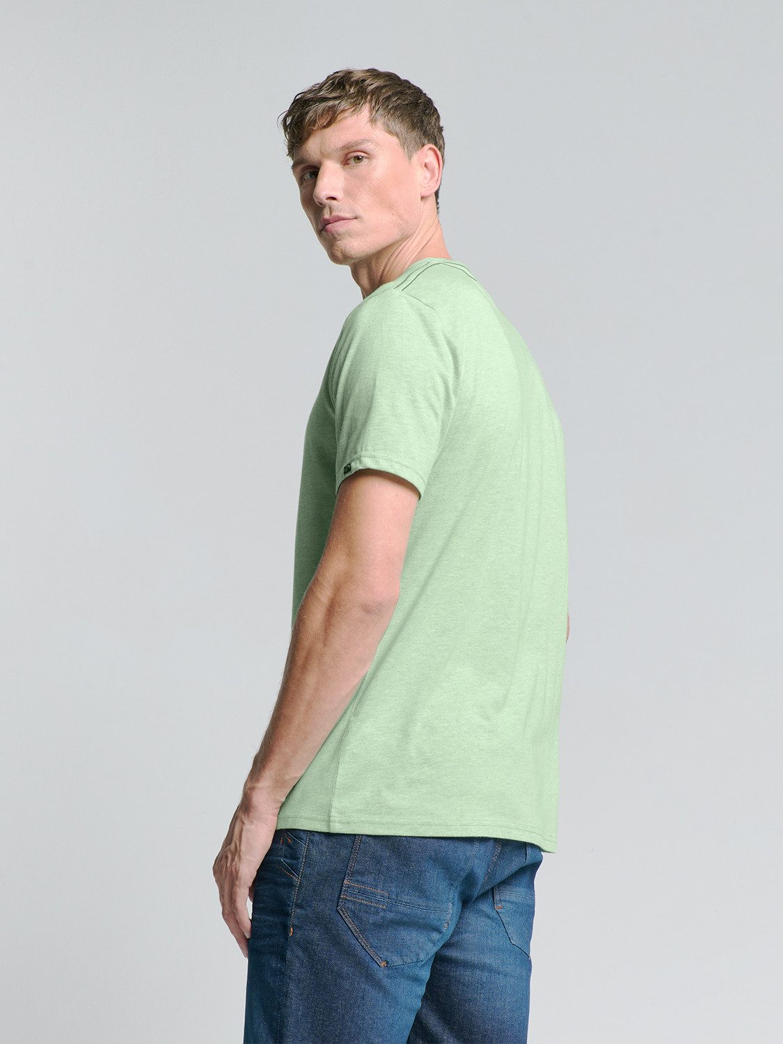 NO EXCESS T-Shirt "No Excess T-Shirt mit Rundhalsausschnitt T-Shirt Crewnec günstig online kaufen