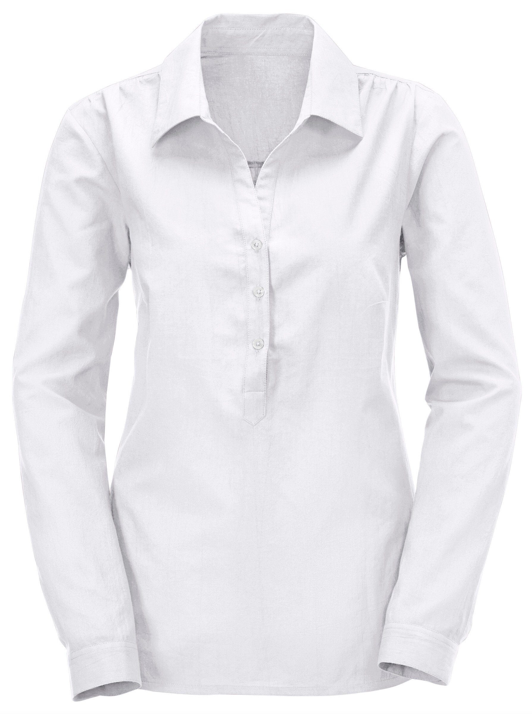 Sieh an! Klassische Bluse Hemdbluse günstig online kaufen