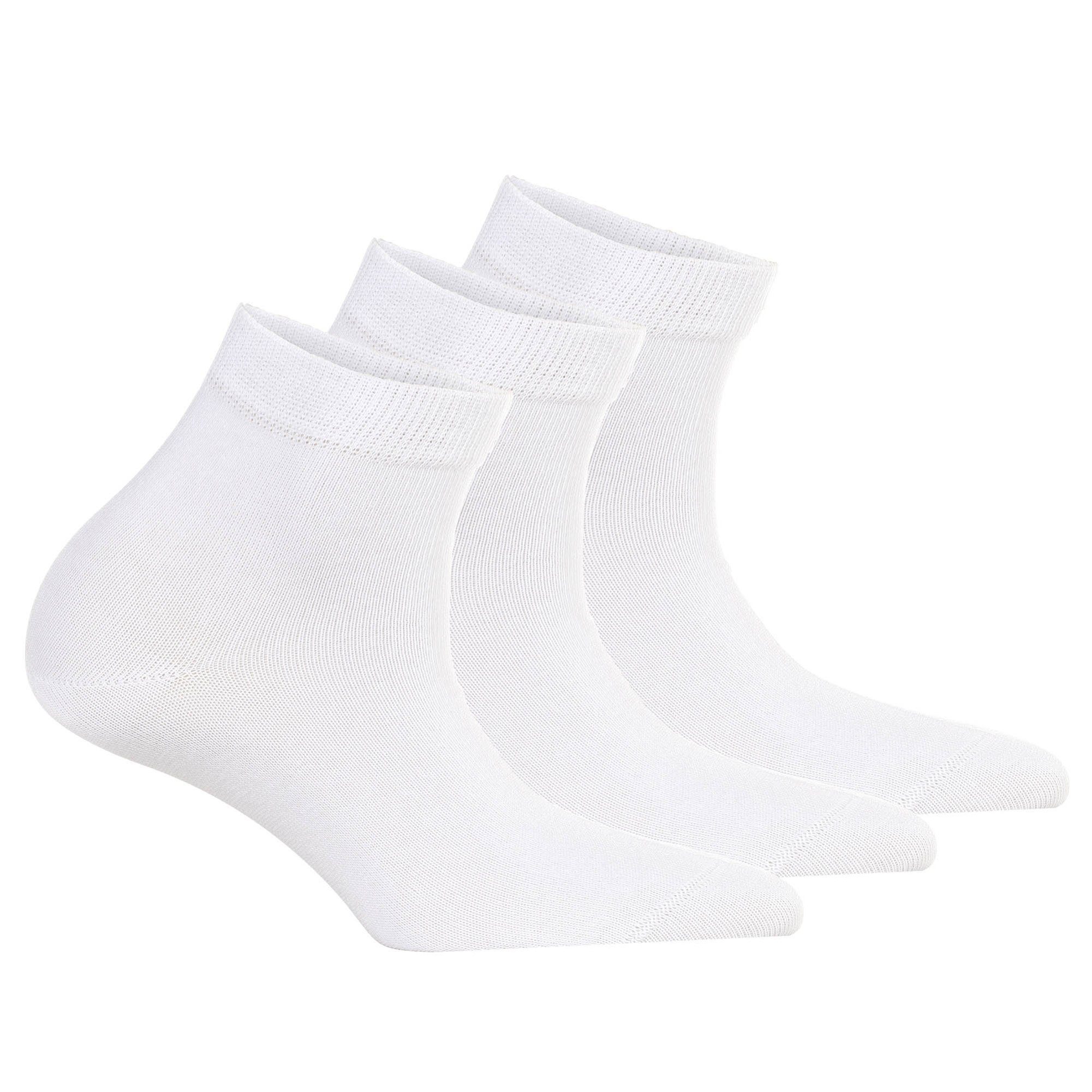 Sneakersocken Damen Socken 3er Pack Baumwolle