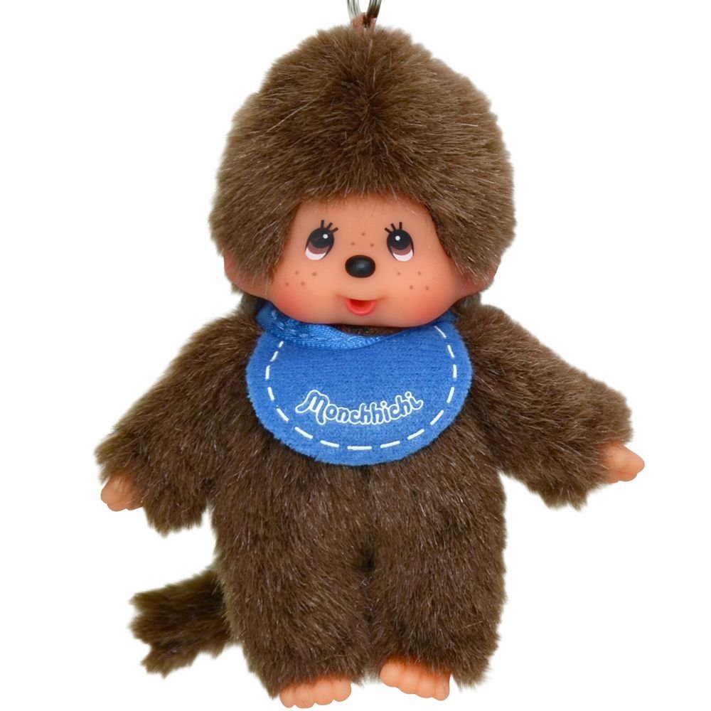 Monchhichi Plüschfigur Junge blau Anhänger 10 cm Monchhichi Sekiguchi Schlü günstig online kaufen