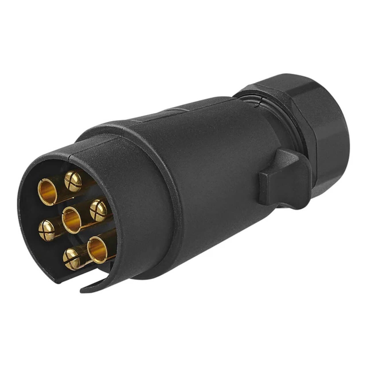 ProPlus Stecker mit Flachsteckeranschluss - 7-polig Anhänger-Adapter, Steckeradapter Anhänger Transporter Zubehör