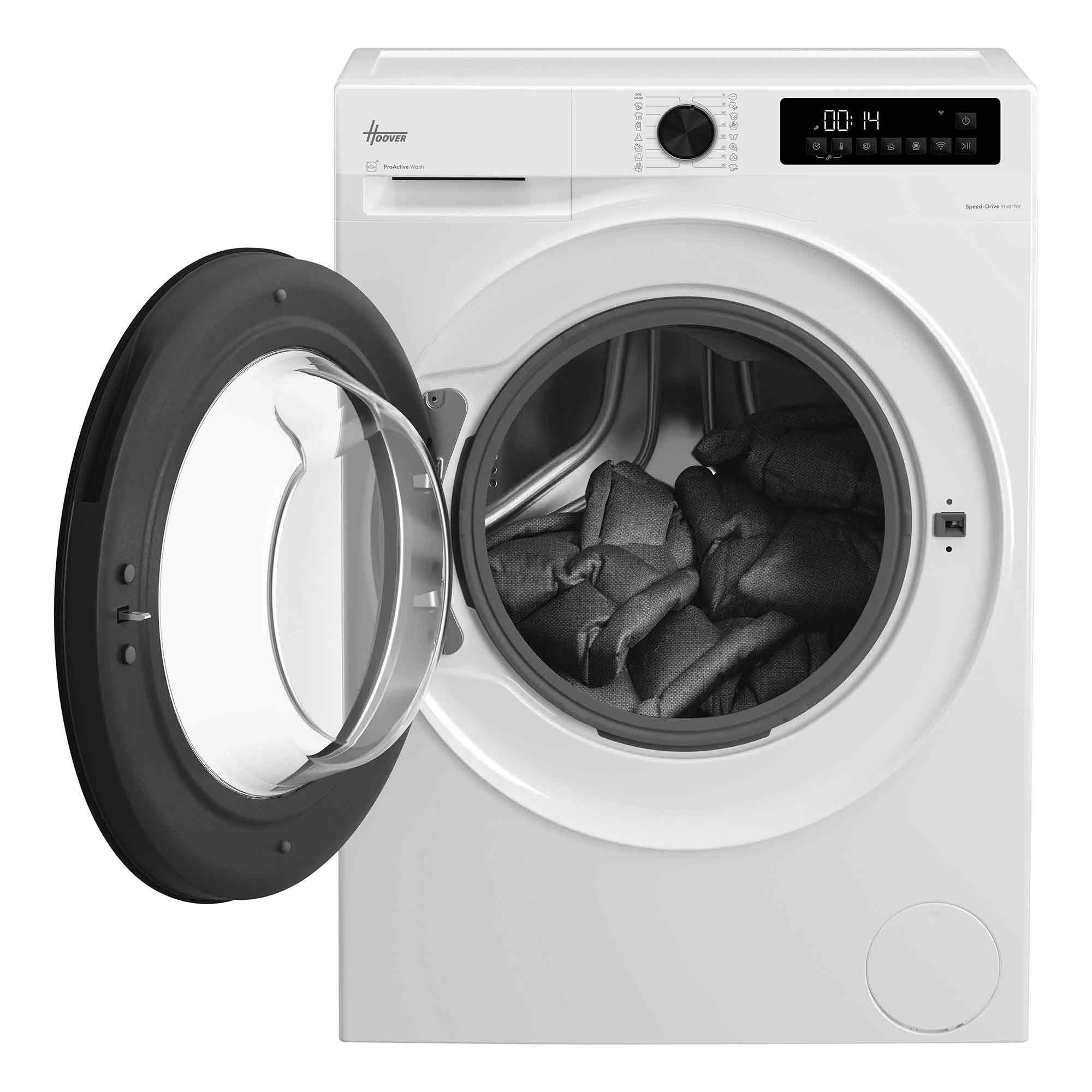 Hoover Waschmaschine H/ProWash 500 HBRQ69SBL9-S, 9 kg, 1600 U/min, Trommelreinigung, Aquastop, Dampffunktion – Bild 3 von 5