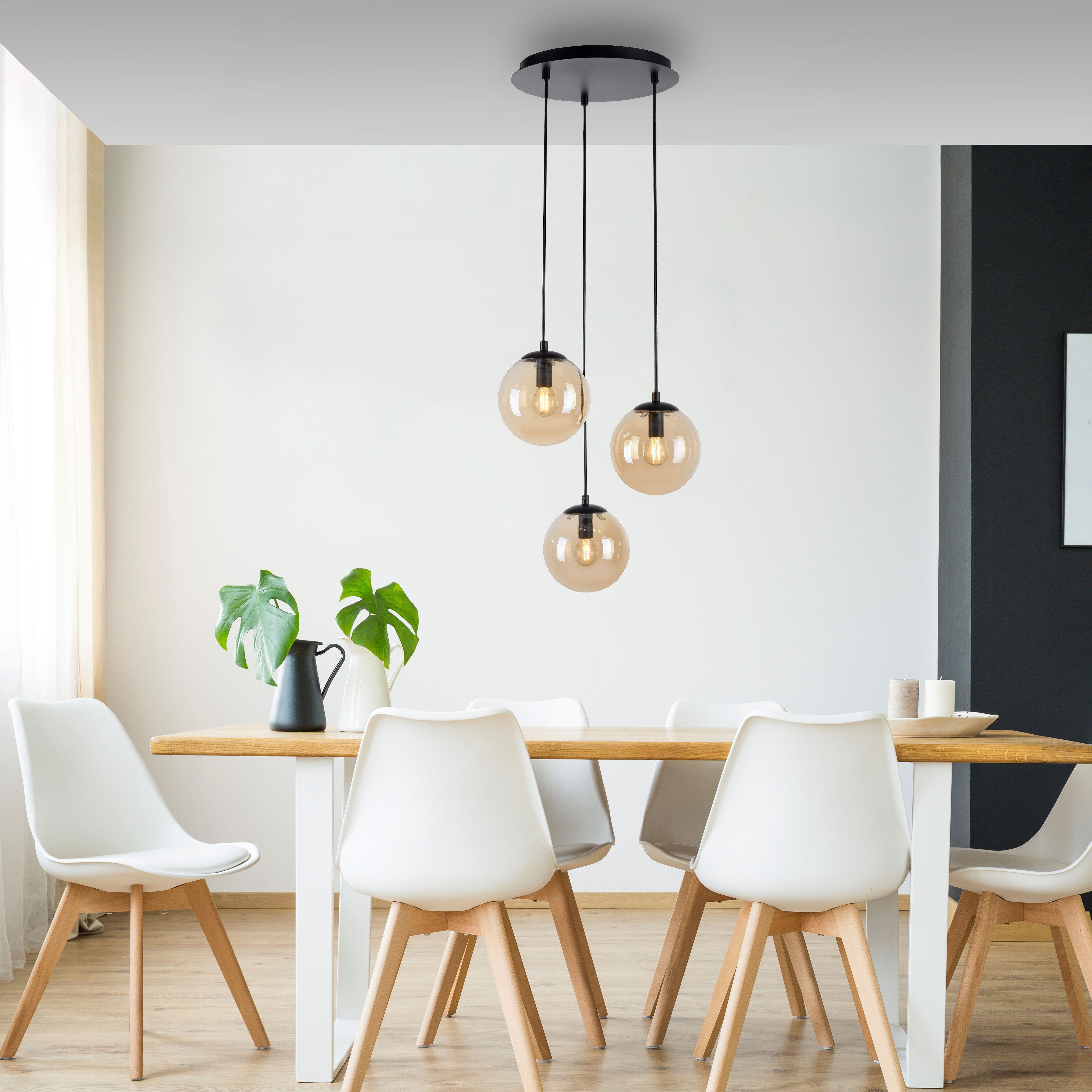 my home Pendelleuchte Nymölla, ohne Leuchtmittel, Hängeleuchte mit großen G günstig online kaufen