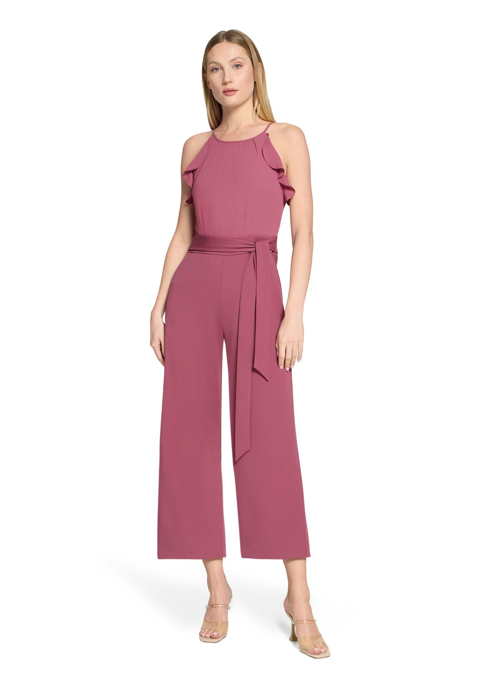 Vera Mont Overall Damen mit Volant (1-tlg) Bindeband