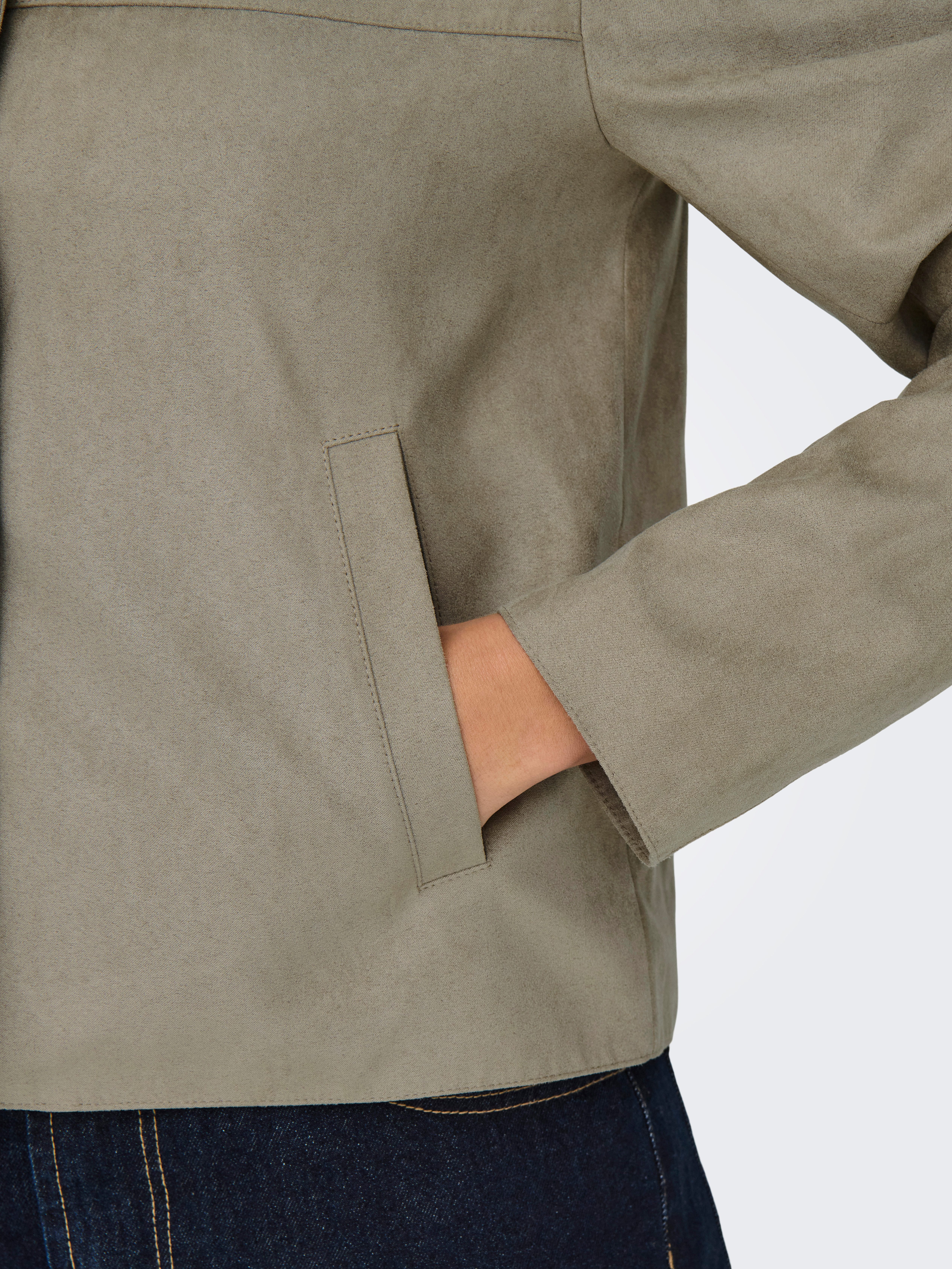 JDY Lederimitatjacke JDYNICO FAUX SUEDE JACKET OTW SGO NOOS Kunstfaser