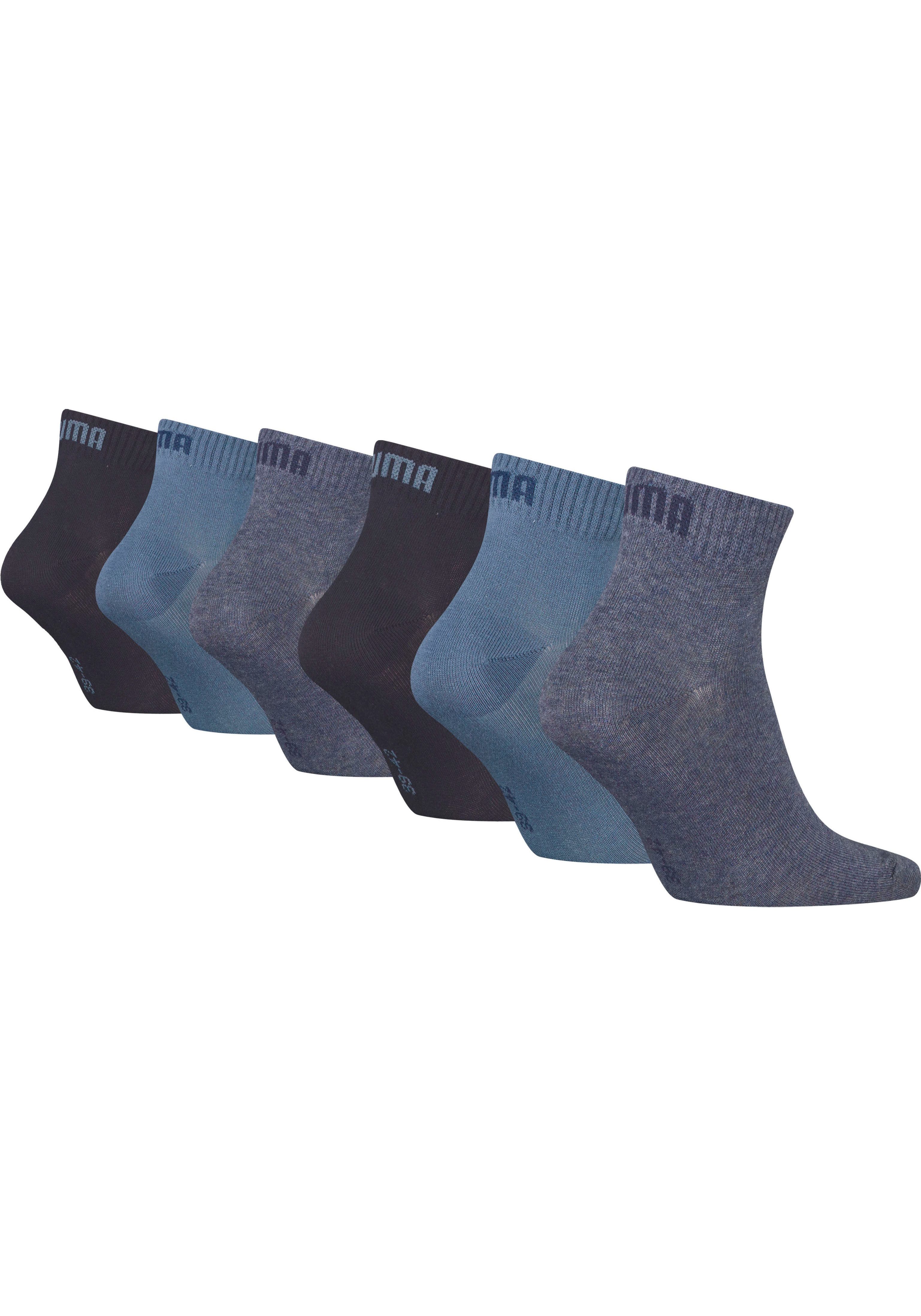 PUMA Kurzsocken UNISEX QUARTER PLAIN 6P günstig online kaufen
