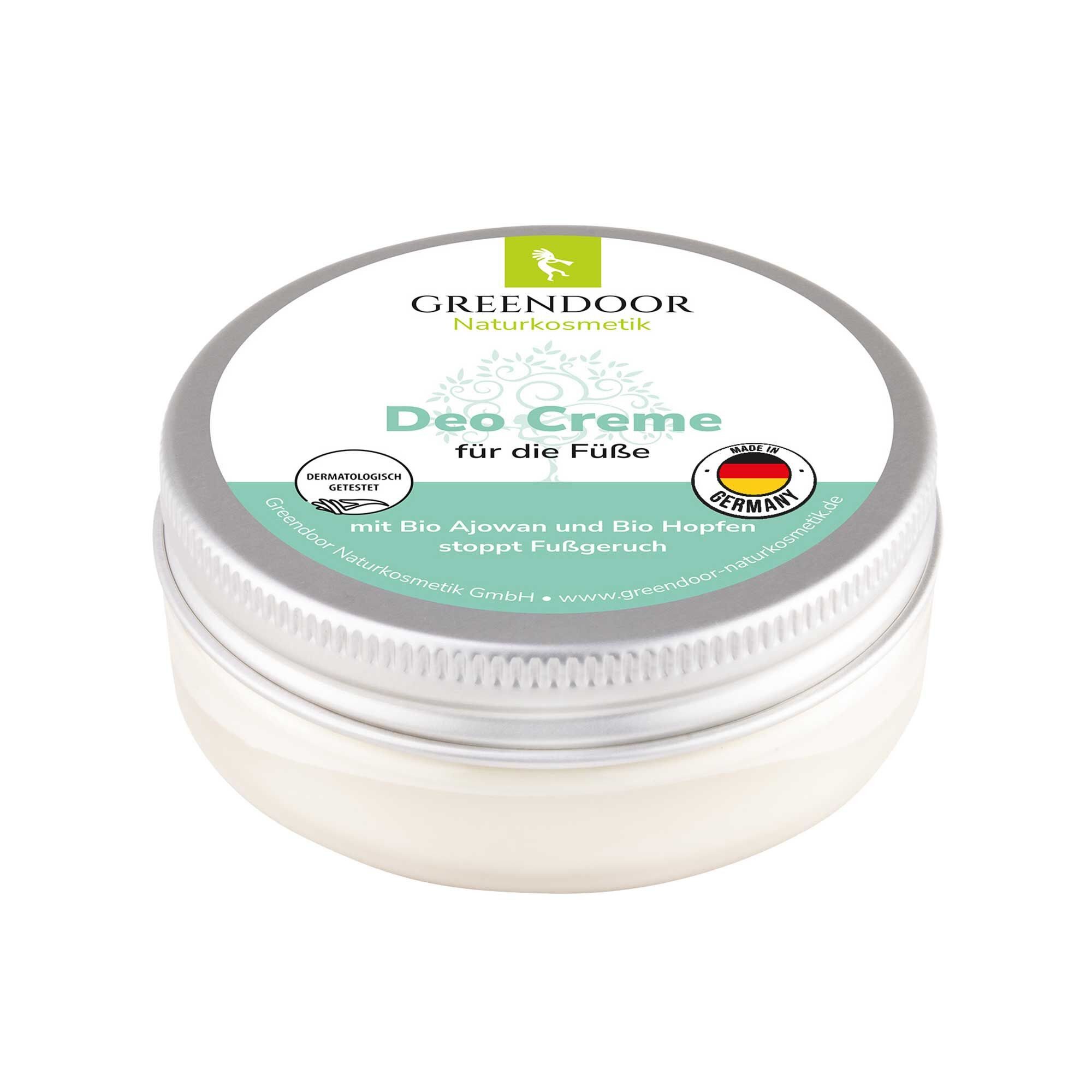 GREENDOOR Deo-Creme Fuß Deo Creme