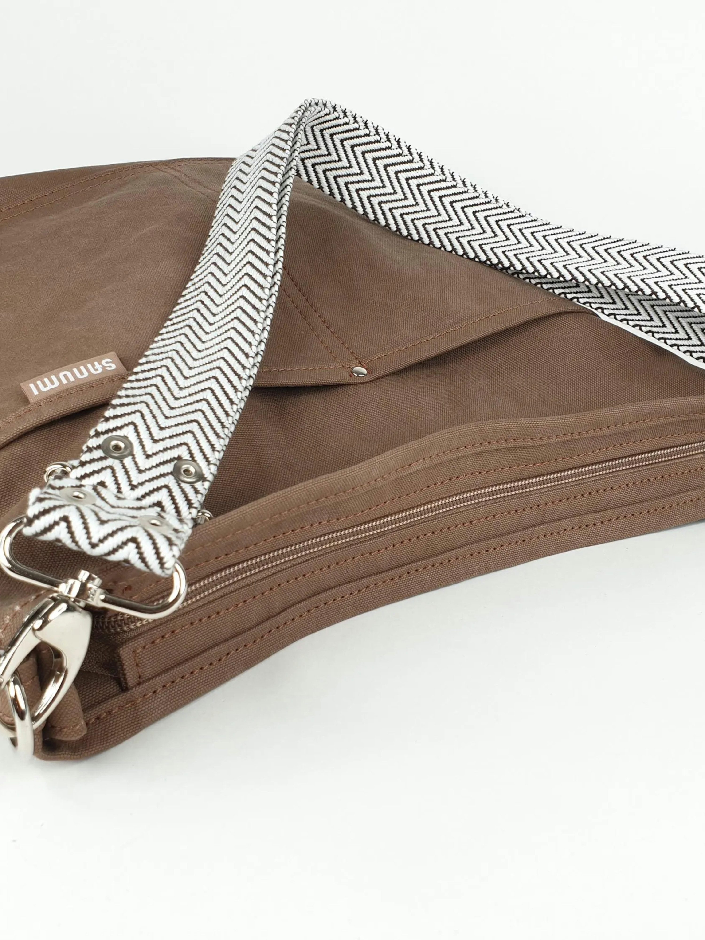 sanumi Umhängetasche Canvas Hobobag