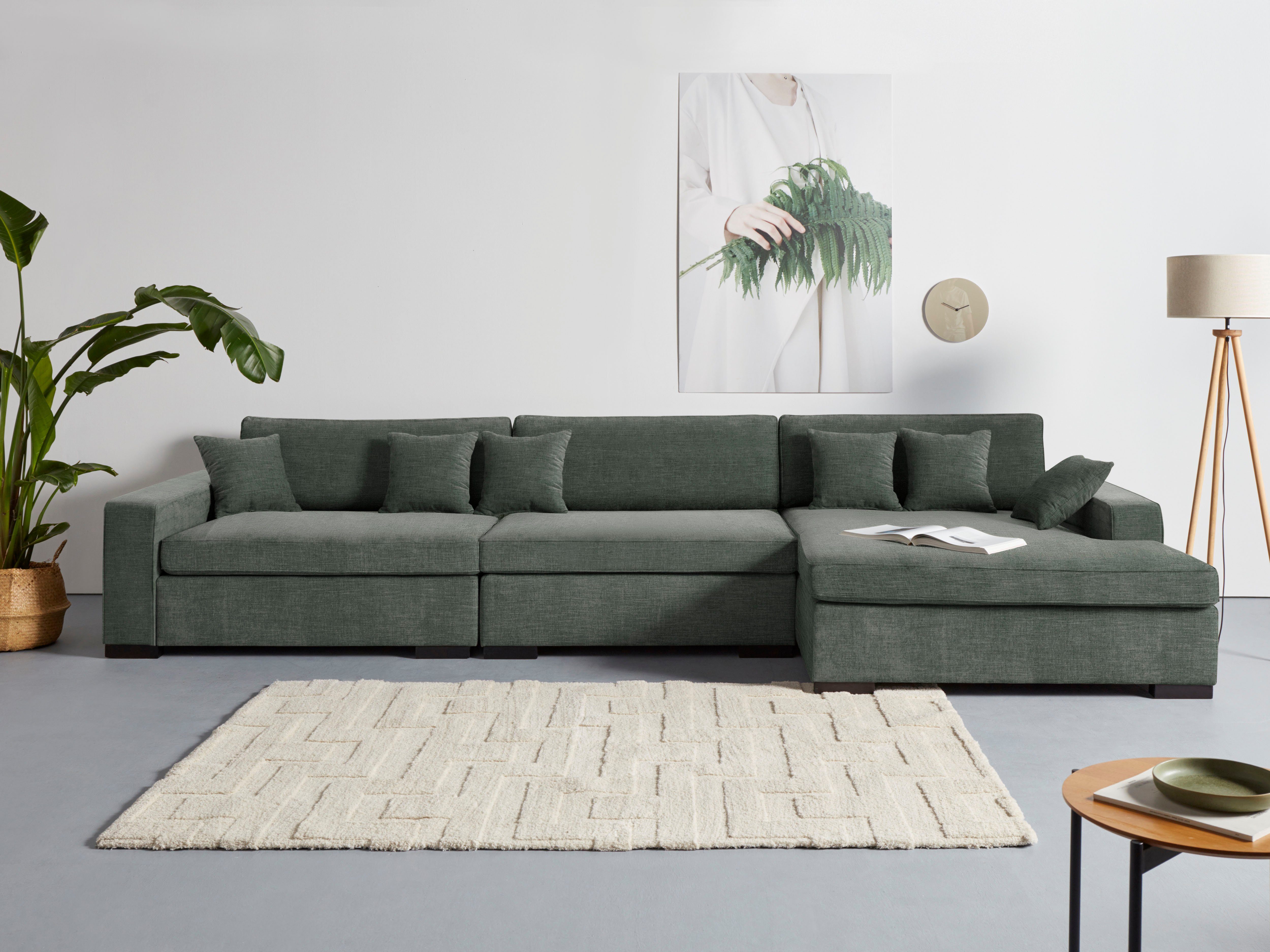 Guido Maria Kretschmer Home&Living Sofa-Eckelement Skara XXL, Lounge-Sofa  XXL mit Federkern-Polsterung, in vielen Bezugsvarianten