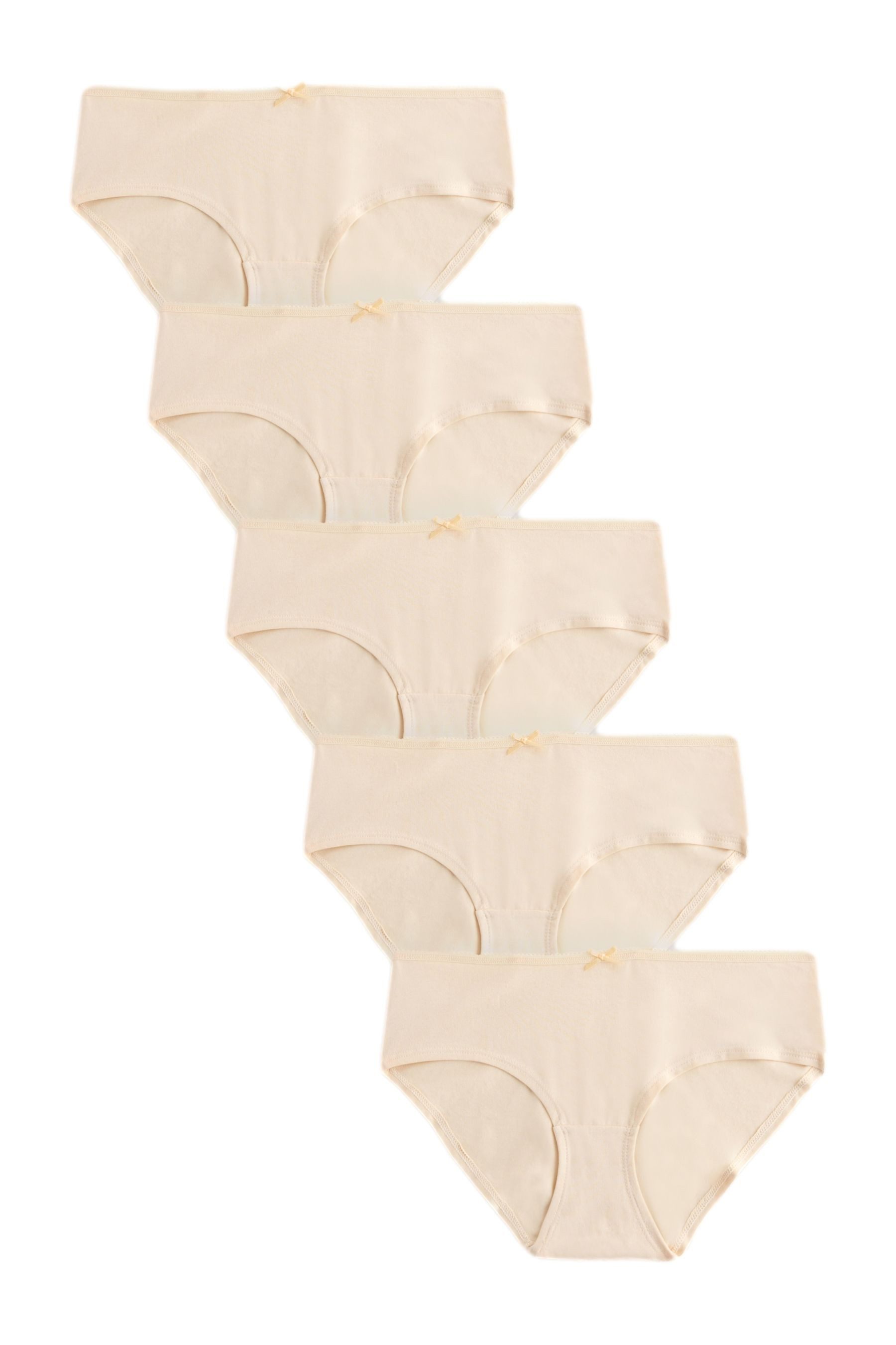 Schlüpfer Slips mit hohem Baumwollanteil, 5er-Pack