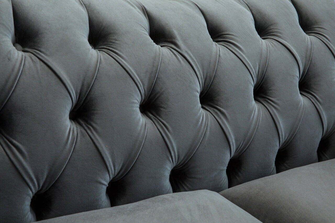 Sofa JVmoebel Chesterfield-Sofa, cm 200 Chesterfield 2 Sitzer Couch Design
