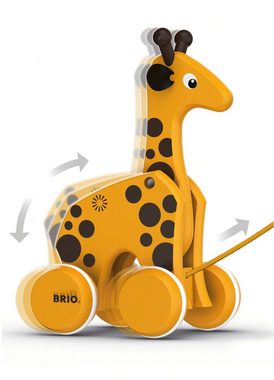 BRIO® Nachziehspielzeug Brio Kleinkindwelt Holz Nachziehspielzeug Nachzieh Giraffe 30200