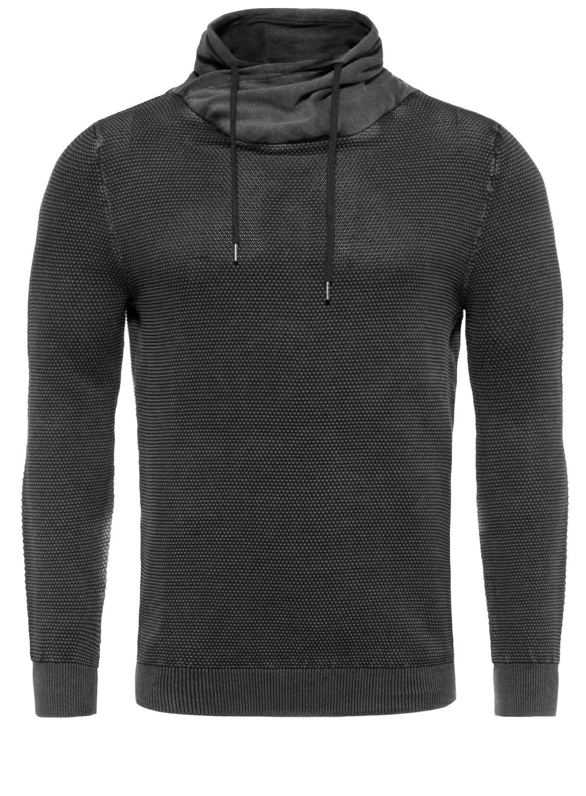 Strickpullover für Herren Lech tube Feinstrick körperbetont FMST00071